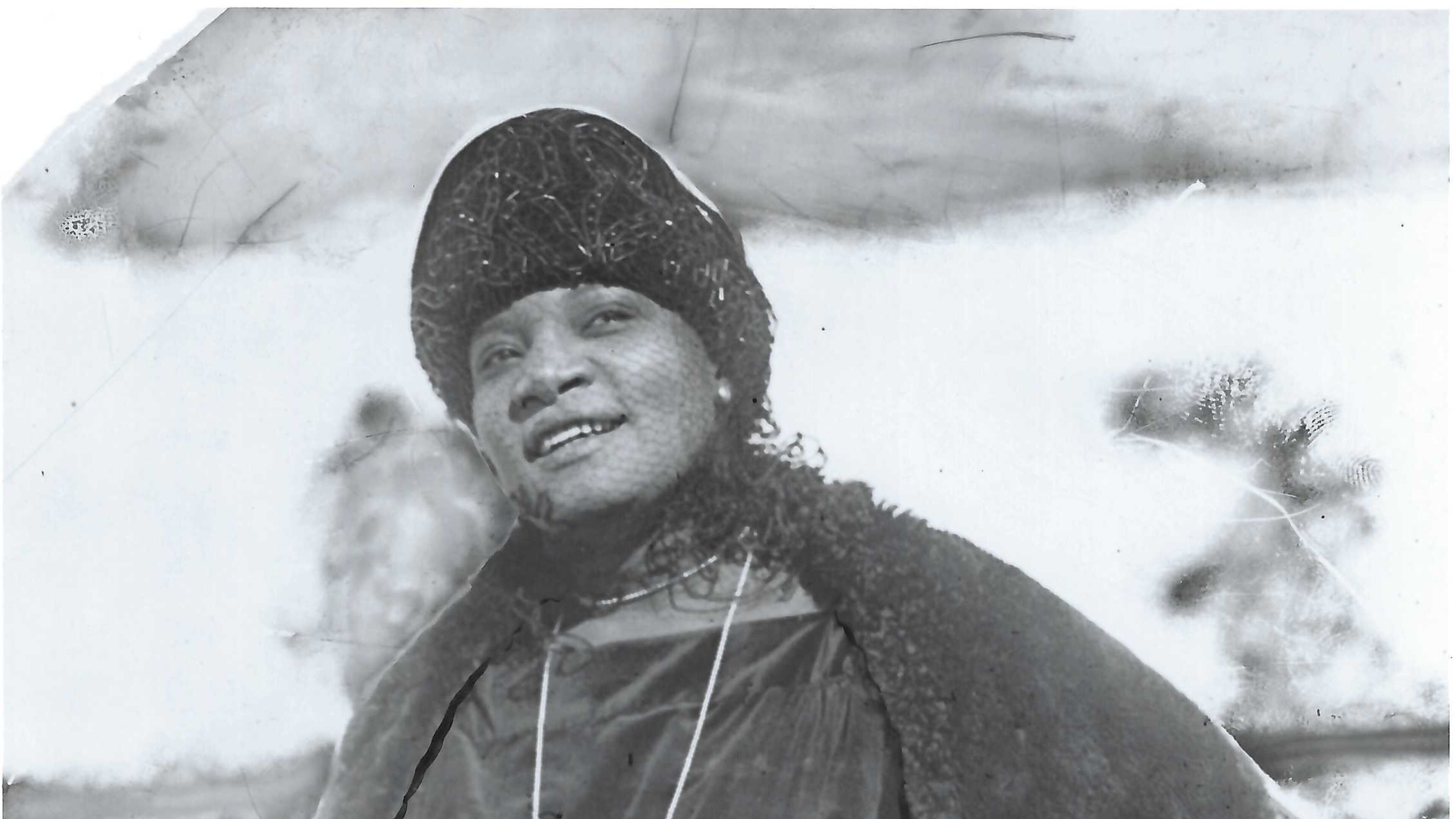 A'Lelia Walker at Manhattan's Pier 57 before embarking on the SS Paris in November 1921. Walker, known for her lavish parties, was dubbed "The Joy Goddess." (Courtesy of A'Lelia Bundles from the Madam Walker Family archives)