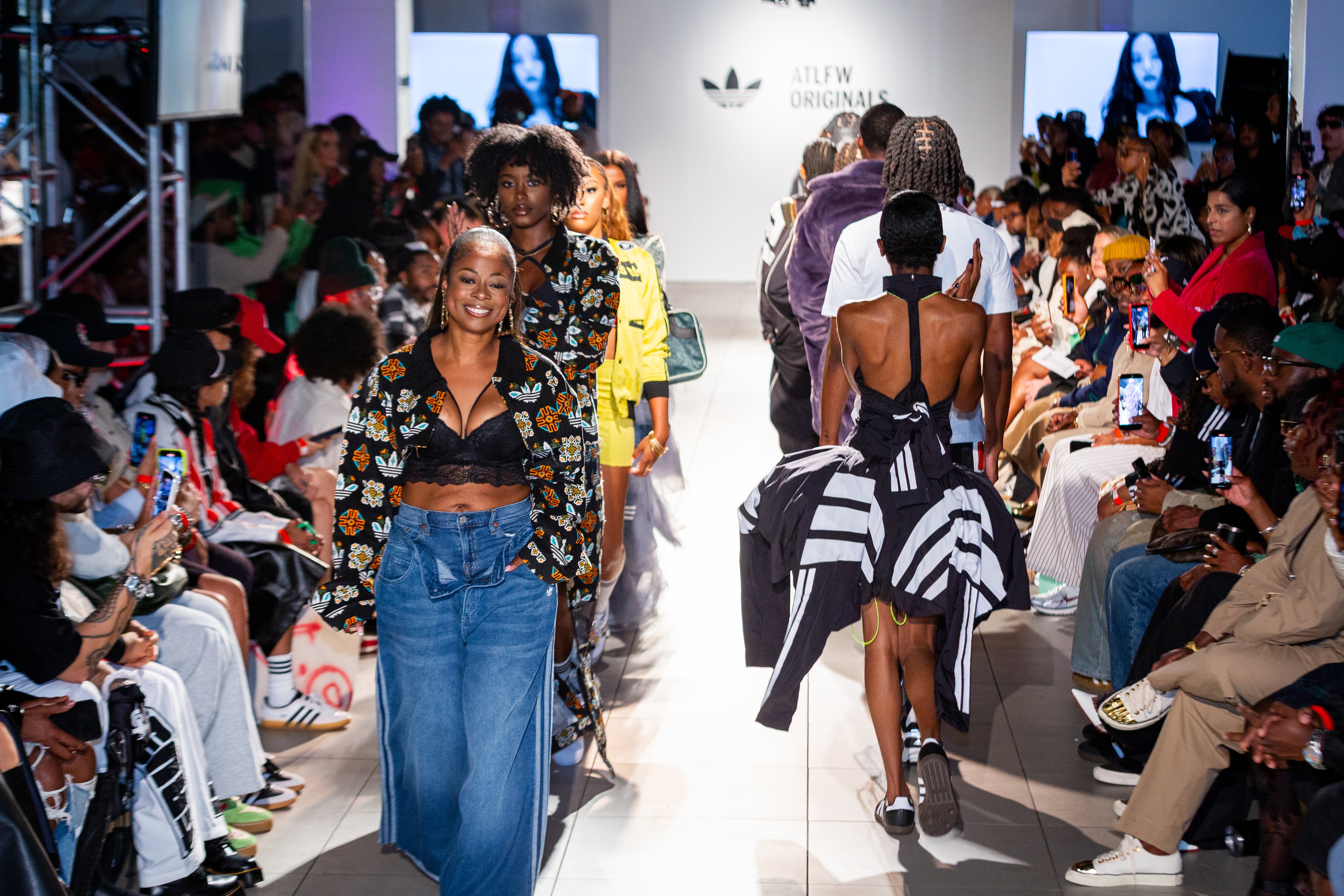 Atlanta University Center student designers at Adidas Originals "From Campus to the Runway" fashion show, Saturday, October 4, 2025. (Courtesy of SRJ Photography)