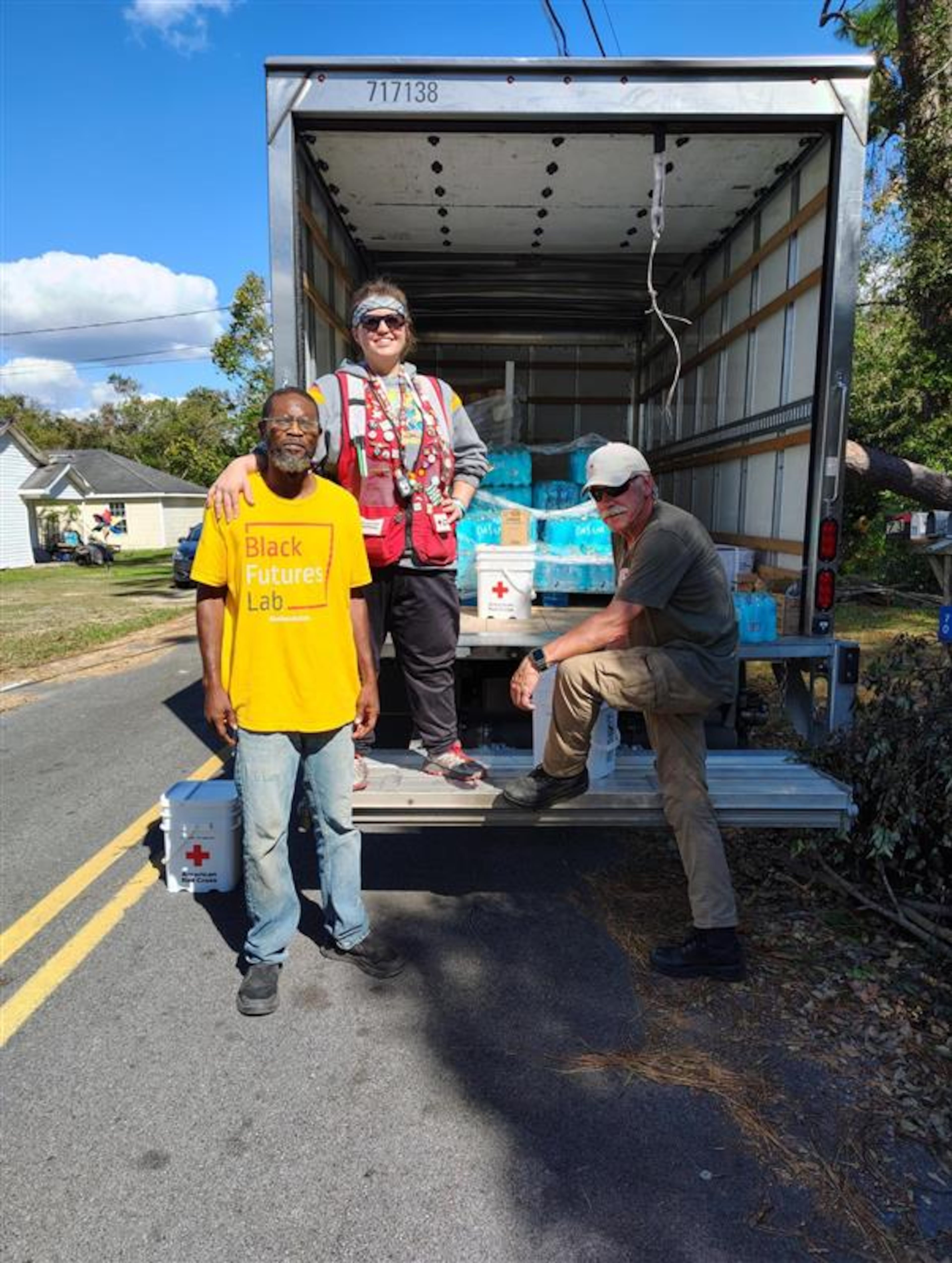Black Futures Lab hurricane relief event October 2024. (Courtesy of Black Futures Lab)