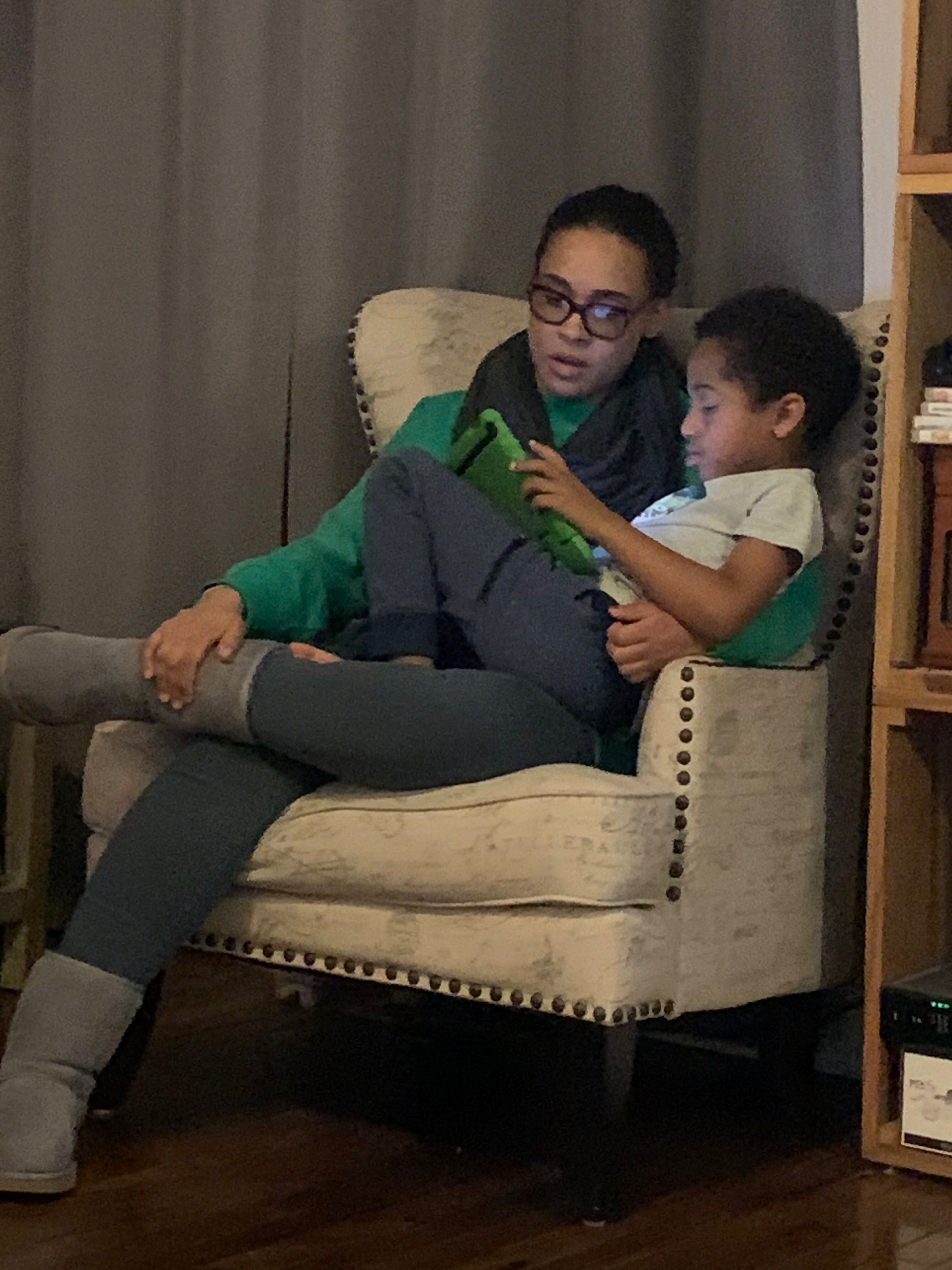 UATL reporter Brooks Leigh Howard watches her nephew play a game on Roblox during Christmas 2019. He still asks her to play video games with him, but she fears the day when he’ll be too old or too busy to ask. (Courtesy of Brooke Leigh Howard)