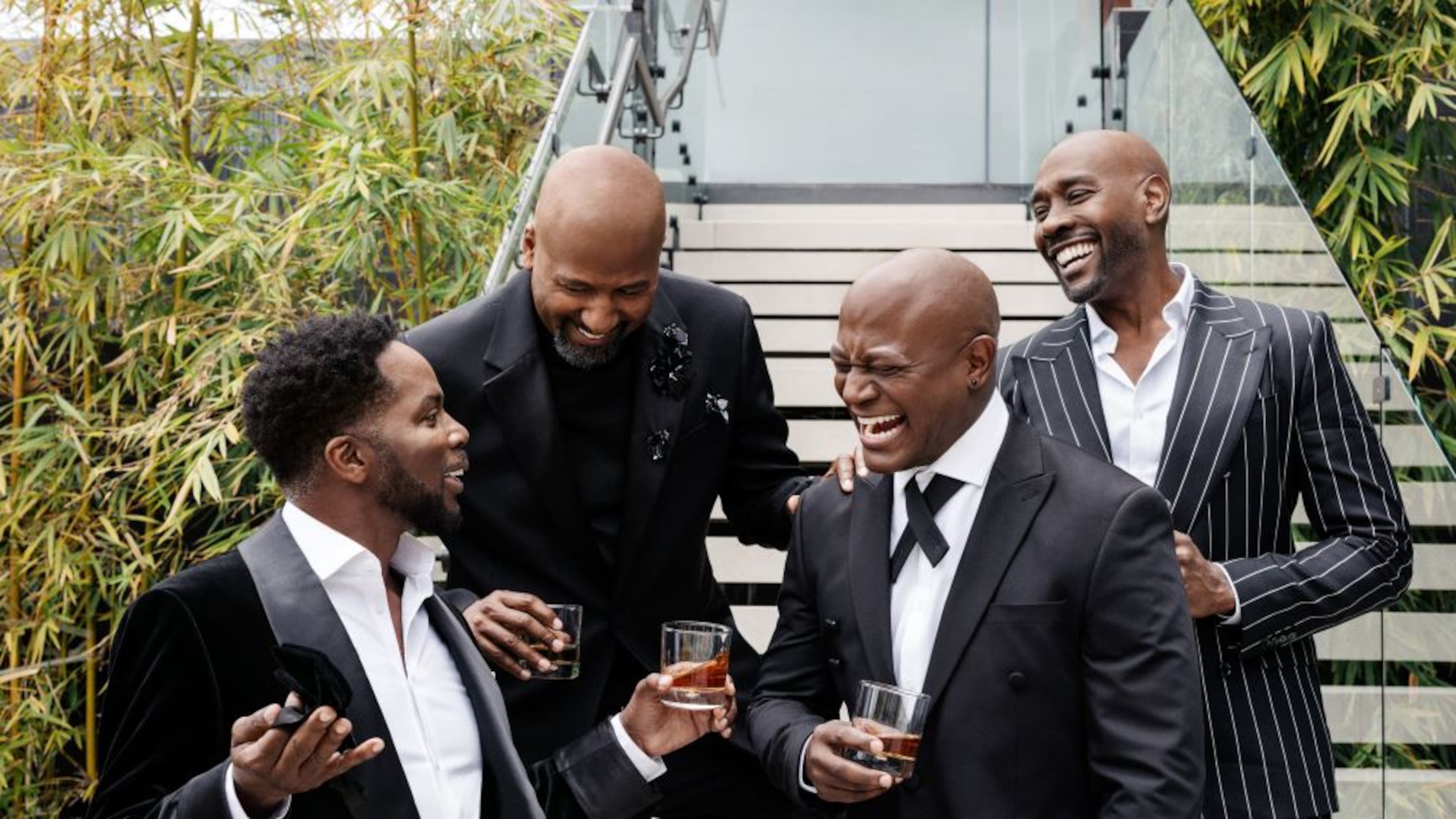 “The Best Man” actor Harold Perrineau, director Malcolm D. Lee and co-stars Taye Diggs and Morris Chestnut are the founders of Sable Bourbon, a spirits brand inspired by the romantic comedy released in 1999. (Courtesy of Sable Bourbon)
