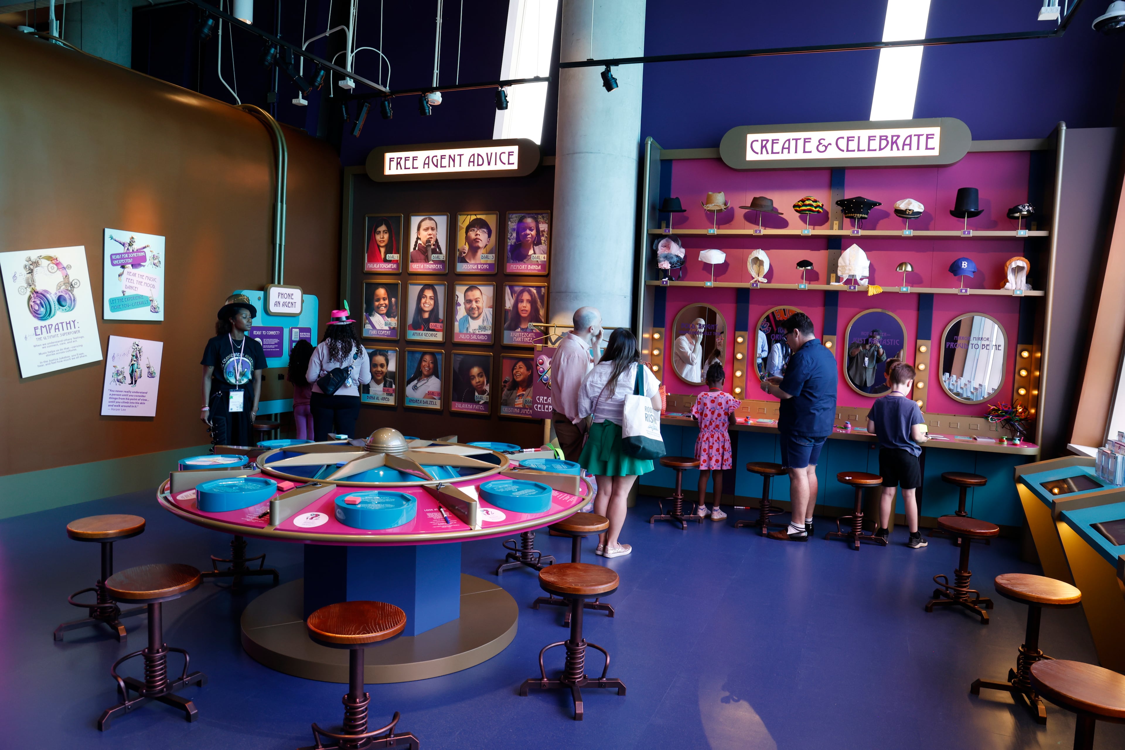 “It helps them understand the past and how they can shape the future,” said parent Keith McNeil about the National Center for Civil and Human Rights’ newest exhibit, "Change Agent Adventure: Children’s Gallery." (Akili-Casundria Ramsess/EyeAkili Media)