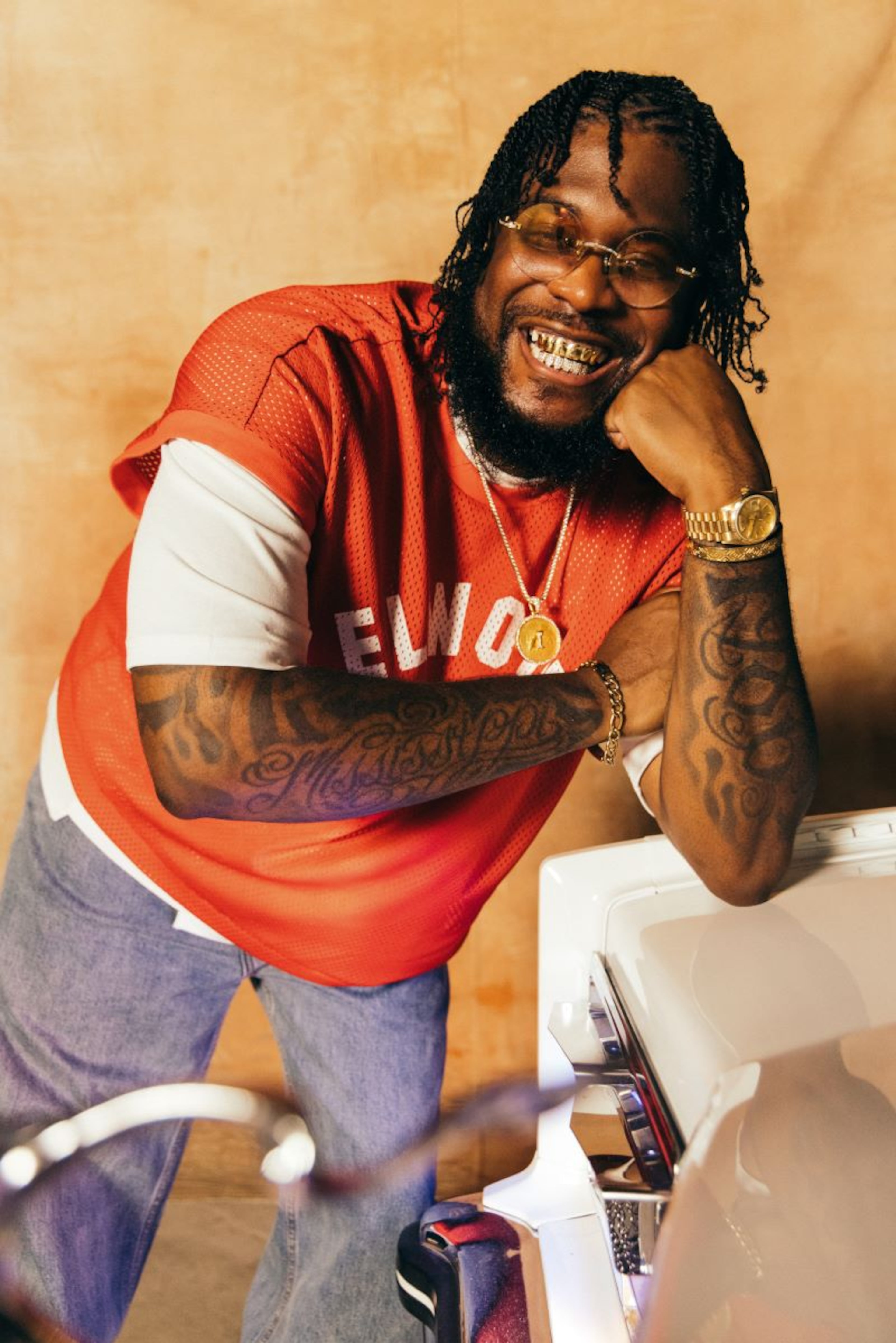 Big K.R.I.T. released "Dedicated to Cadalee Biarritz," a concept album themed around his vintage 1985 Cadillac Eldorado Biarritz, on Dec. 5, 2025. (Eric Jordan)