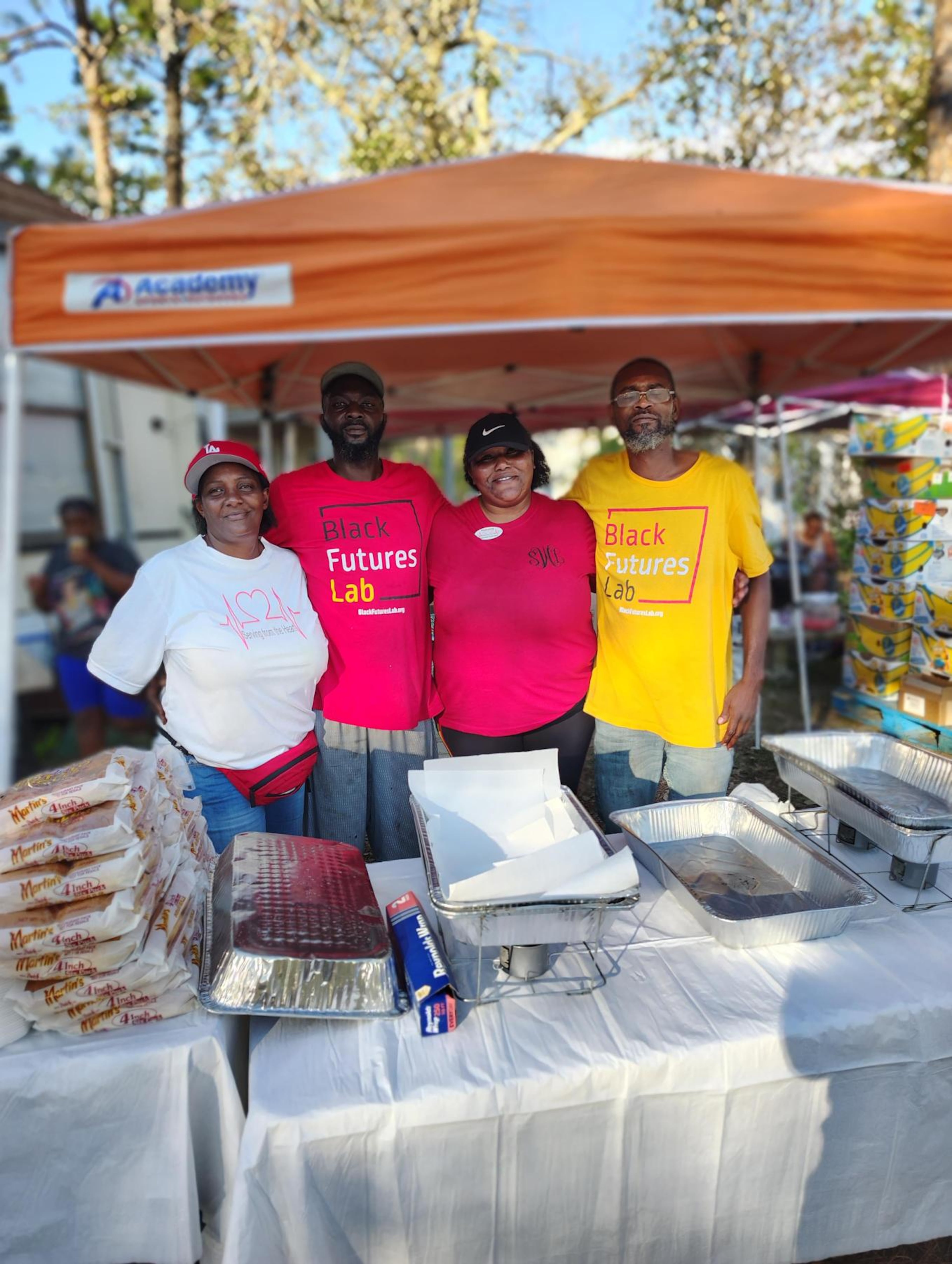 Black Futures Lab hurricane relief event October 2024. (Courtesy of Black Futures Lab)