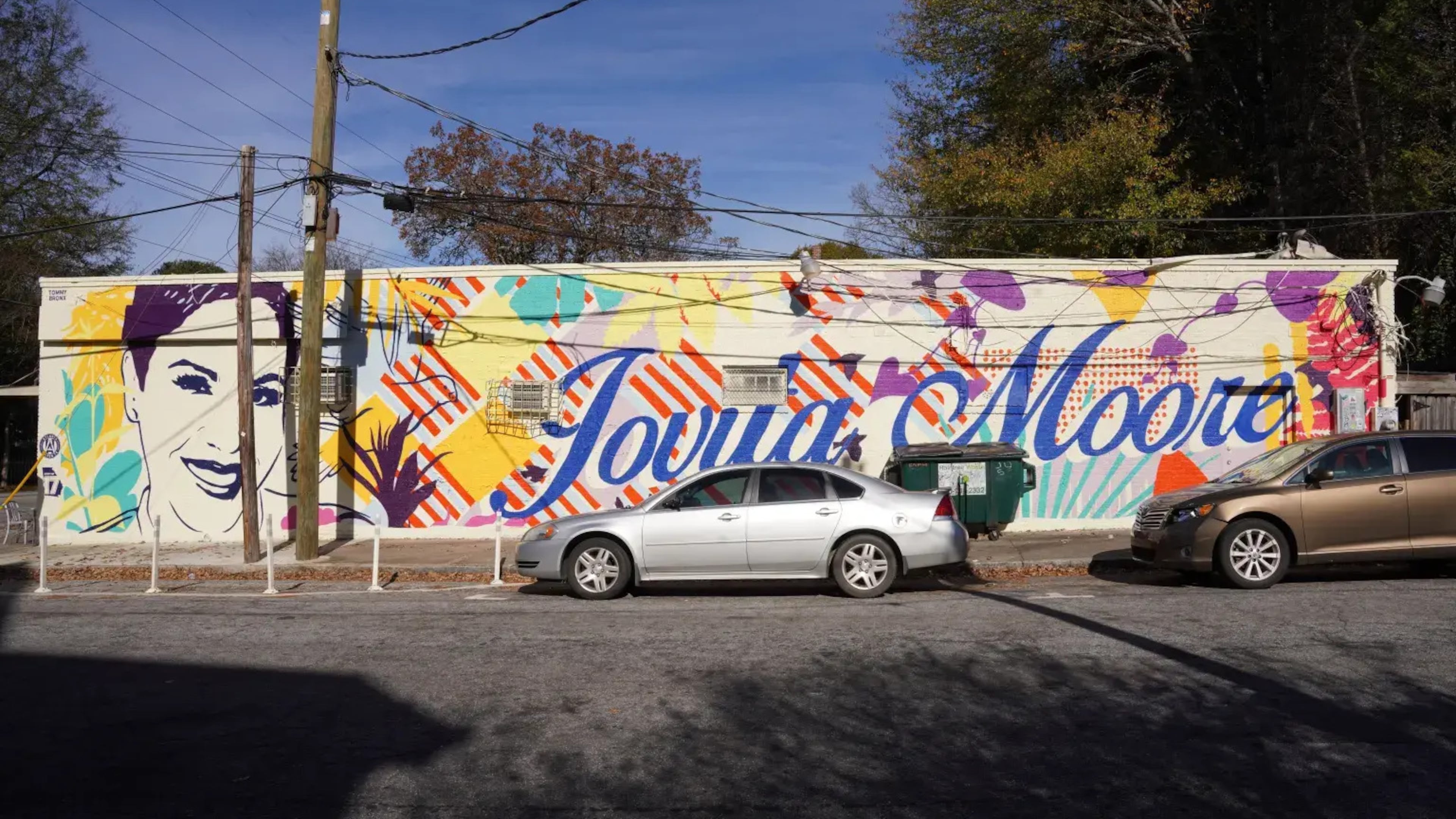 Jovita Moore mural removed