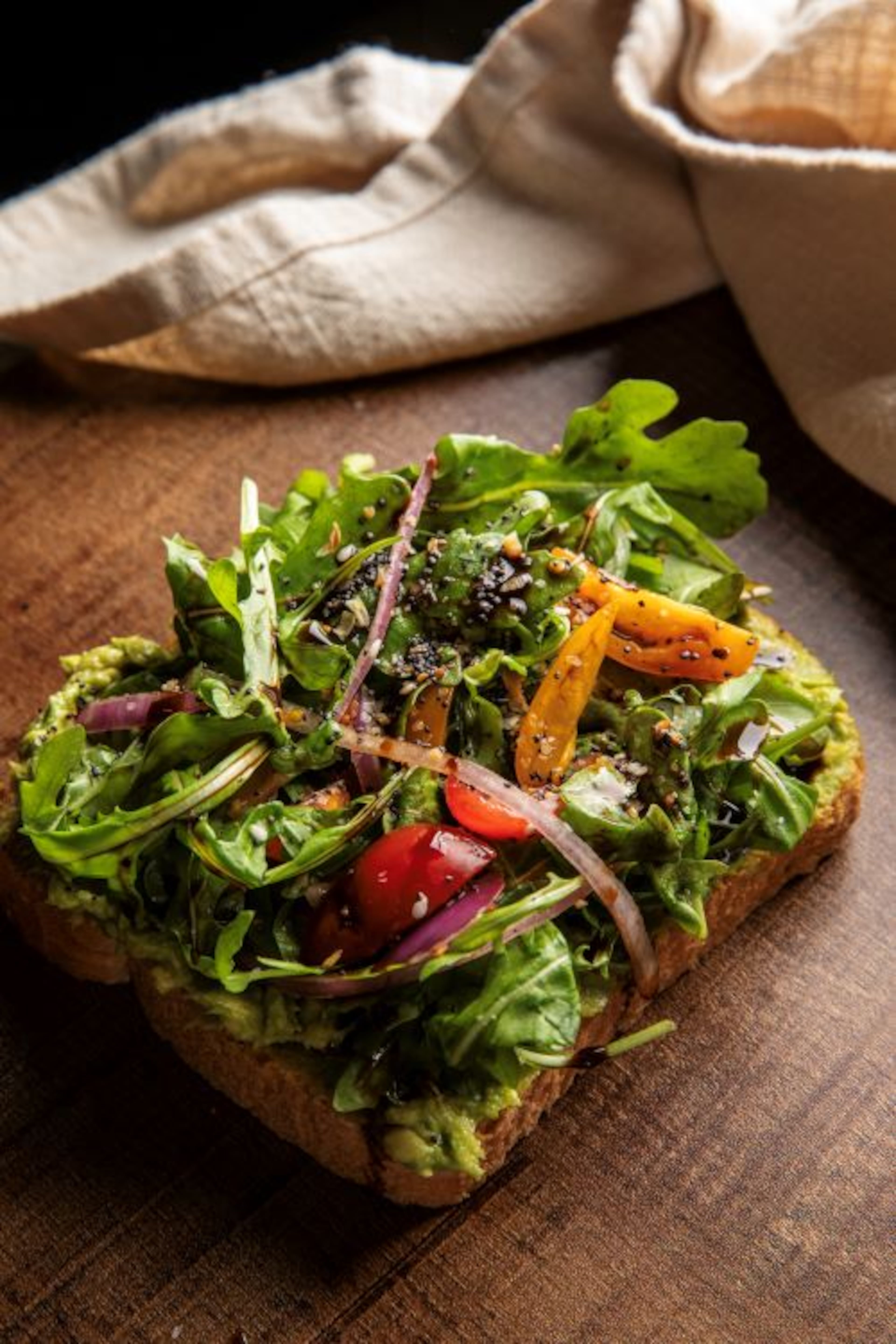 The ATL, one of Black Coffee Company's signature items, comes with an avocado spread, arugula, tomatoes and onions on sourdough toast. The dish is one of the specials offered during Black Restaurant Week, which started Sunday and runs through Aug. 17. (Courtesy of Madelynne Grace)