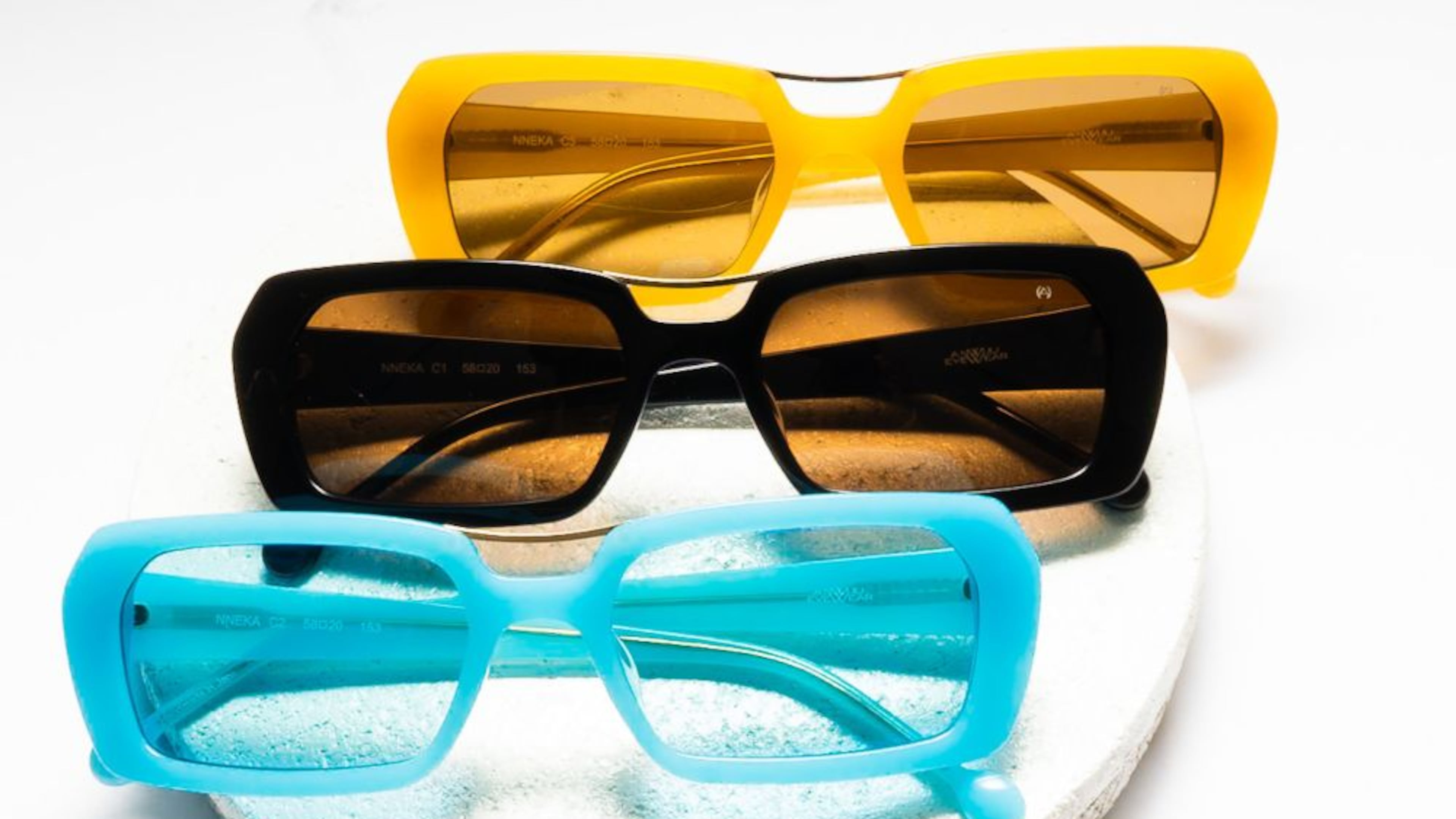 Atlanta-based eyeglass company Anwuli Eyewear is among the six Black-owned designers that will be featured in HFR House Atlanta, a pop-up store under Harlem's Fashion Row that supports Black and other designers of color. (Courtesy of KapturedByKi)