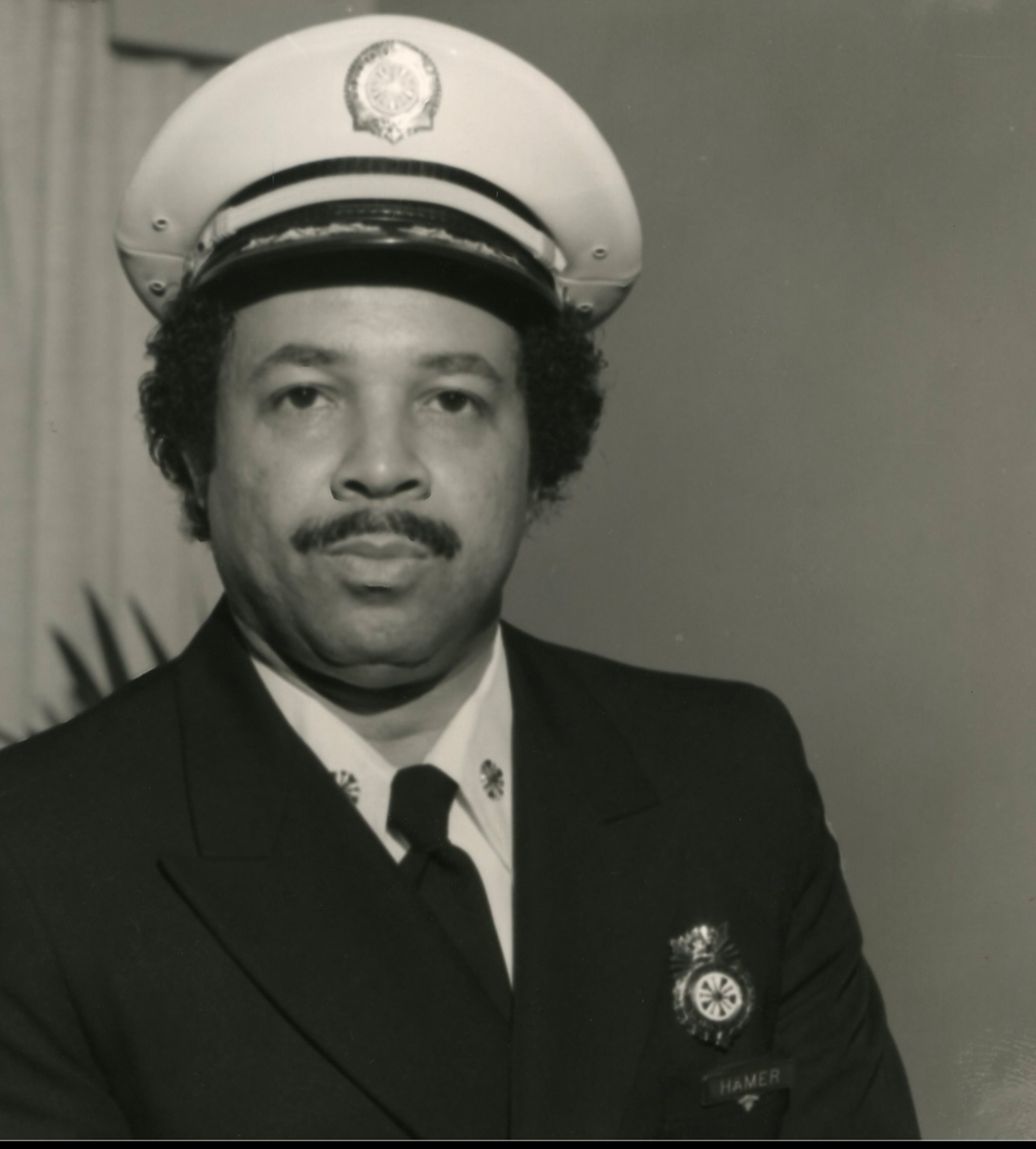 Former Mayor Andrew Young appointed William H. Hamer as the city’s first Black fire chief in 1985. (Courtesy of Atlanta Fire & Rescue Department)