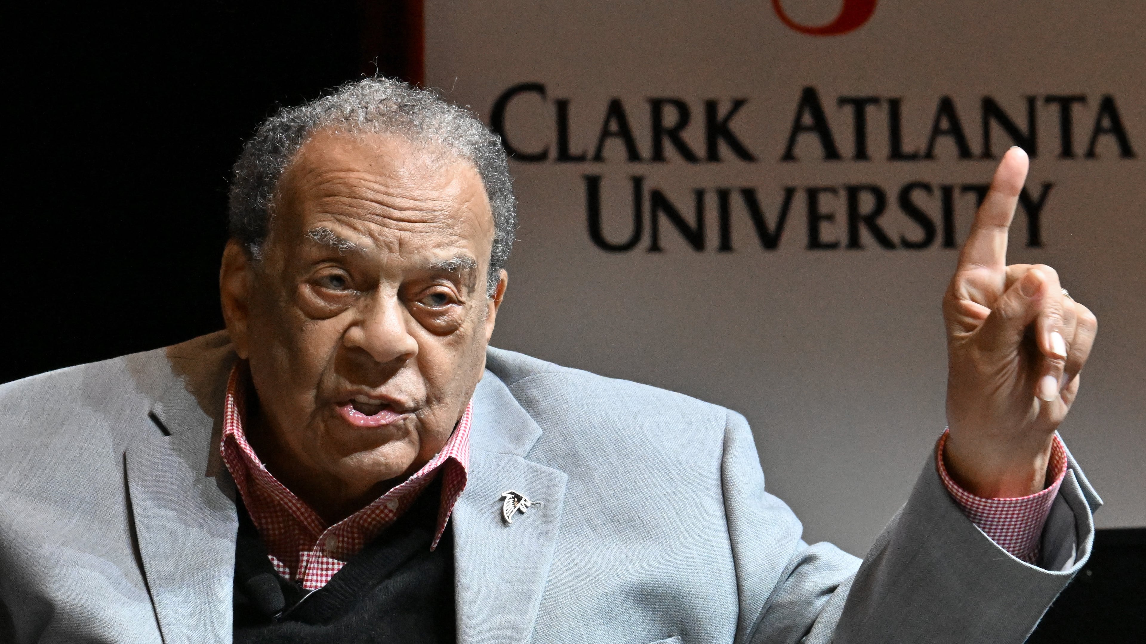 “I don’t think I’ve ever told my story altogether like this before. It’s more than I could have dreamed,” Andrew Young said ahead of the world premiere of the MSNBC documentary “Andrew Young: The Dirty Work” at Clark Atlanta University on Tuesday. (Hyosub Shin/AJC)