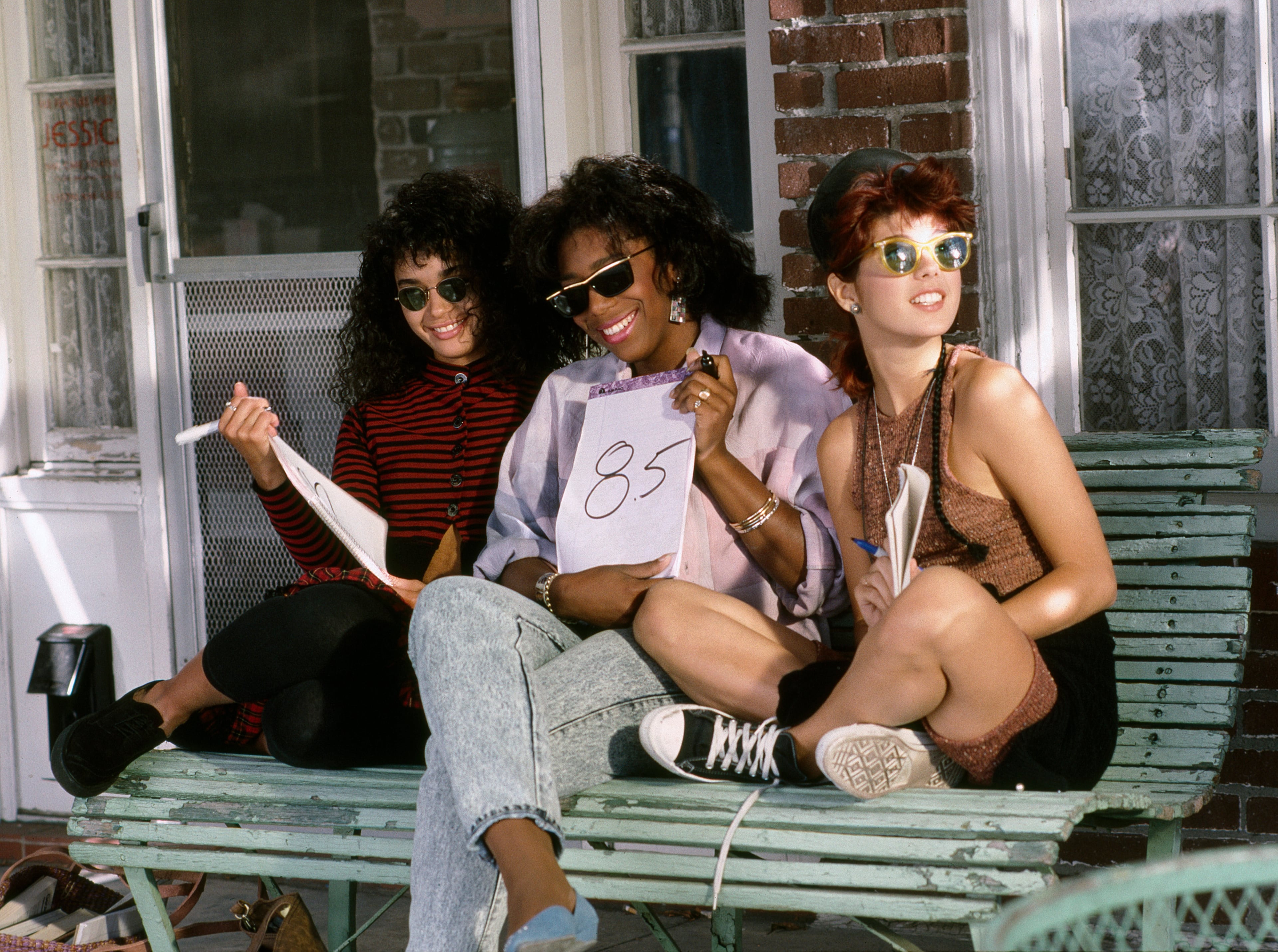 (From left) Lisa Bonet as Denise Huxtable, Dawnn Lewis as Jaleesa Vinson Taylor and Marisa Tomei as Maggie Lauten in "A Different World." (Ron Tom/NBCU Photo Bank/NBCUniversal via Getty Images)