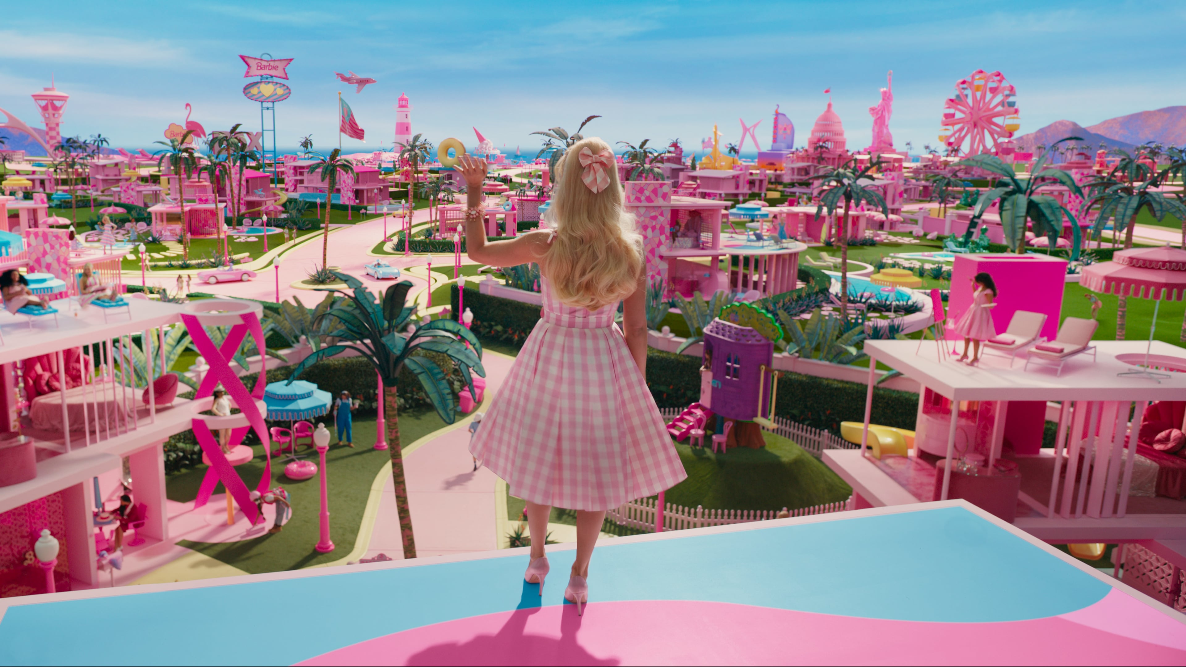 Margot Robbie as Mattel's Barbie.
(Courtesy of © 2023 Warner Bros. Entertainment Inc. All Rights Reserved.)