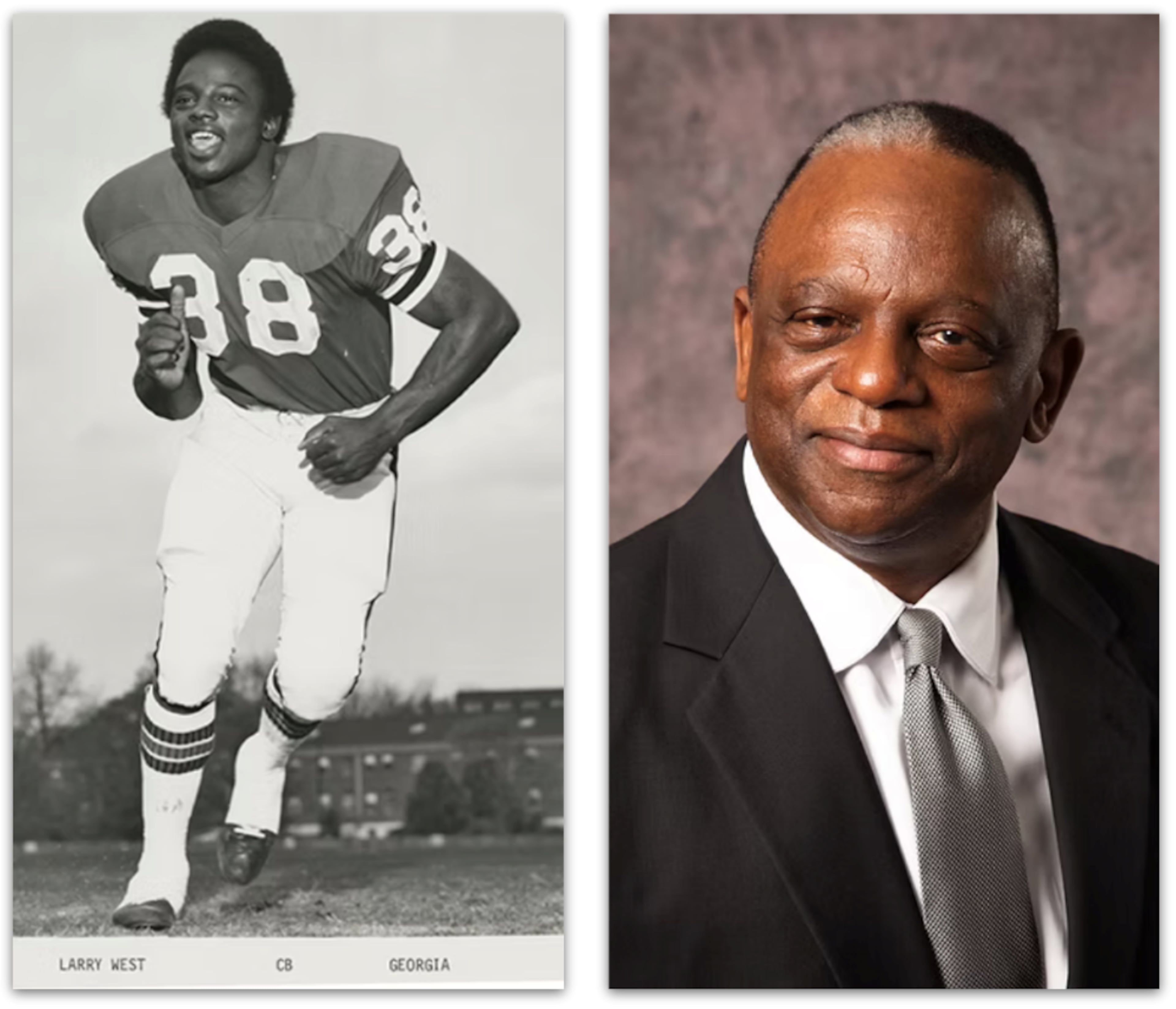 Cornerback Larry West was part of the Bulldogs Original Five, the first Black football players at the University of Georgia in 1971. (Courtesy of The Bulldogs Original Five)