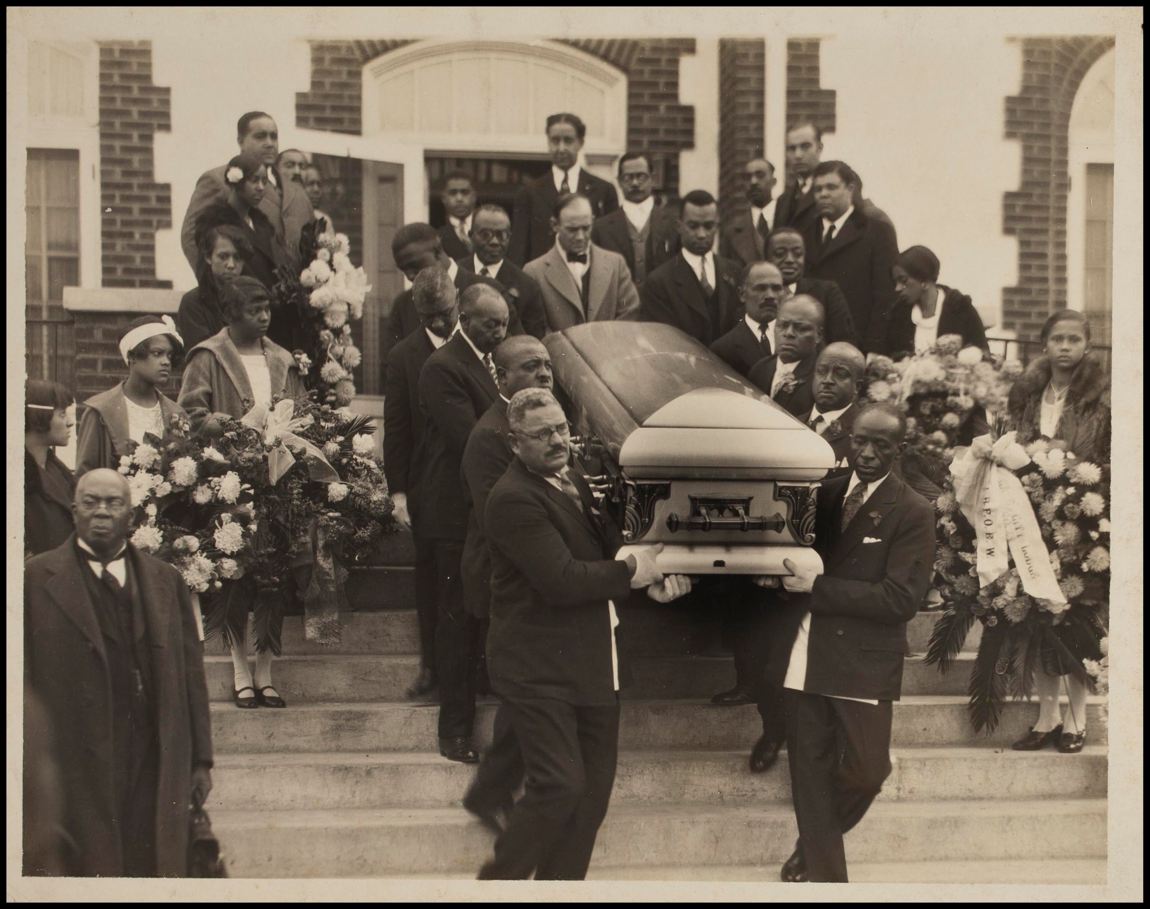 When boxing great Tiger Flowers died in the fall of 1927, 75,000 viewed his casket to pay their final respects. (Courtesy of Atlanta History Center)