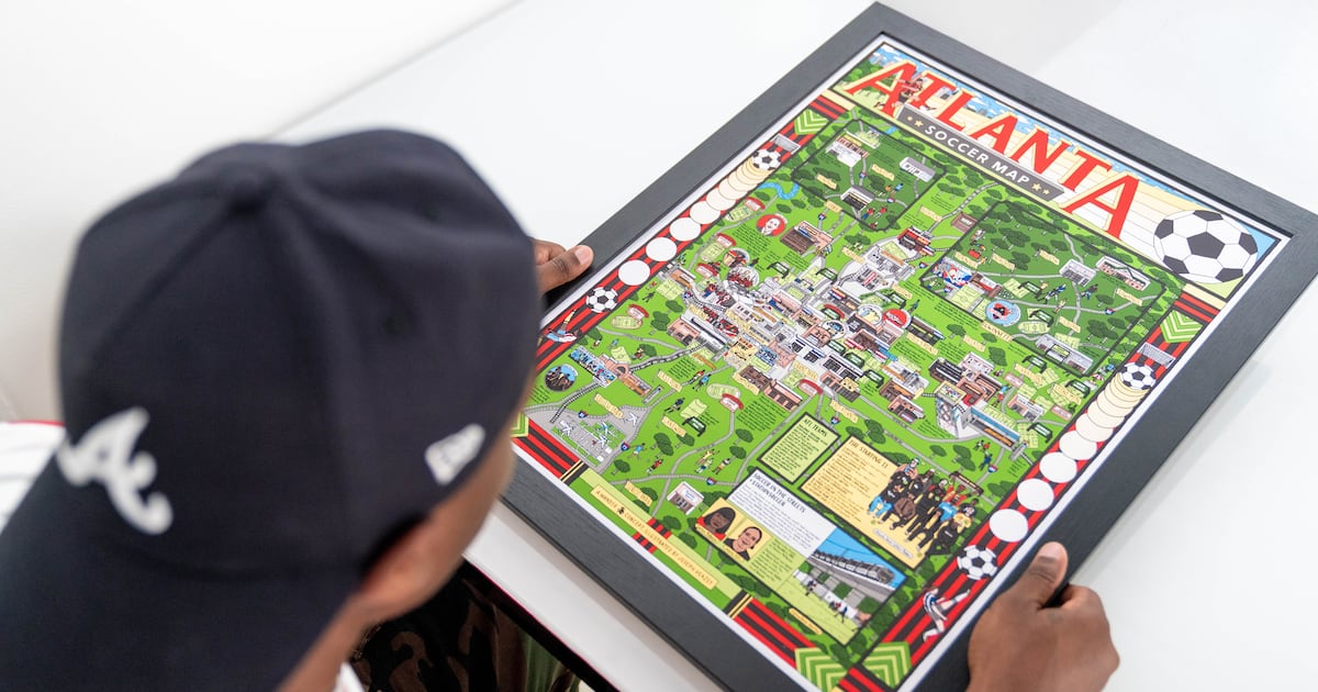 World Cup: How the Atlanta Soccer Map got made