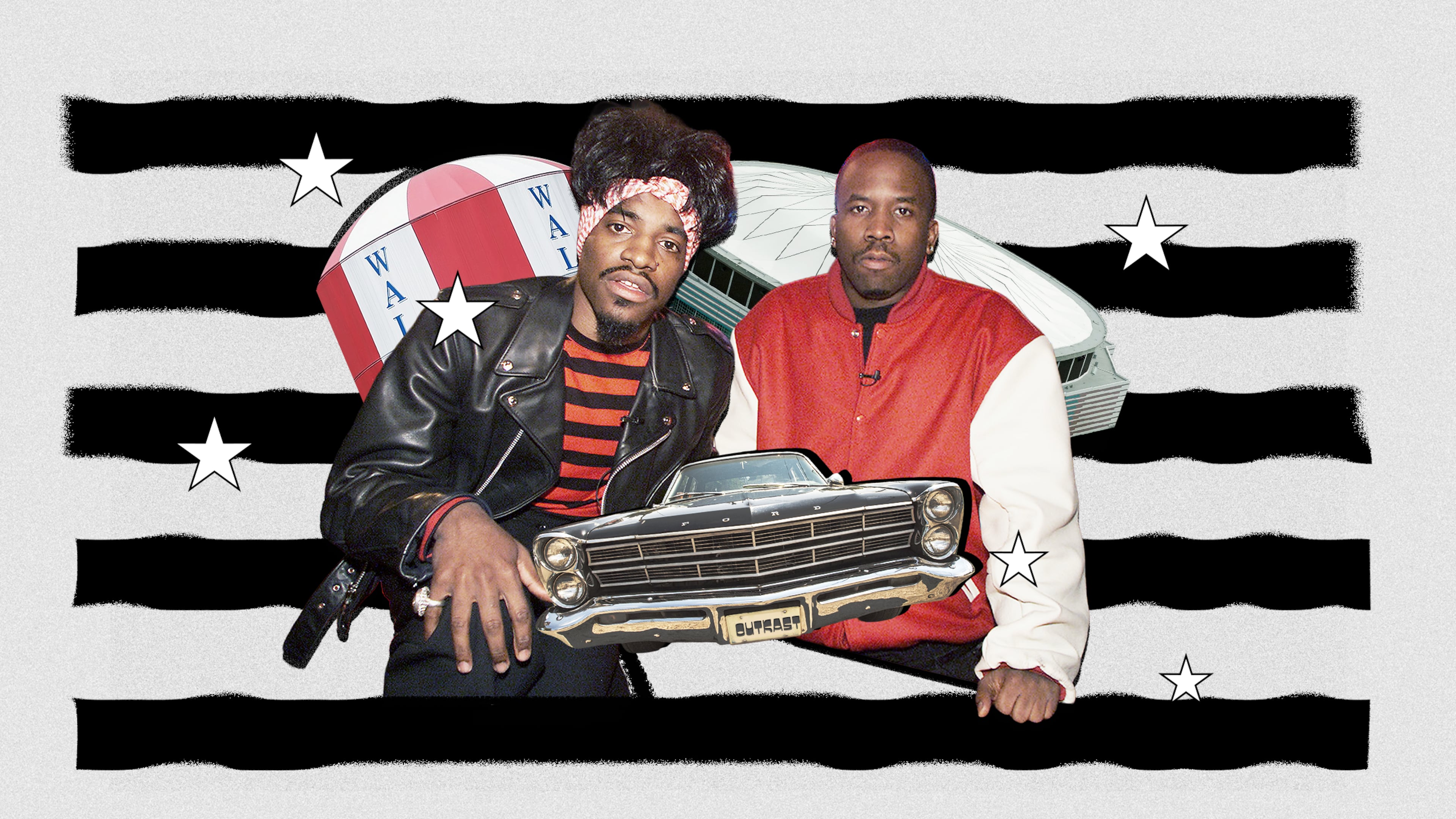 (Photo Illustration: Philip Robibero / AJC | Source: Natrice Miller / AJC , AJC, Getty, Jay Westcott for The Washington Post)