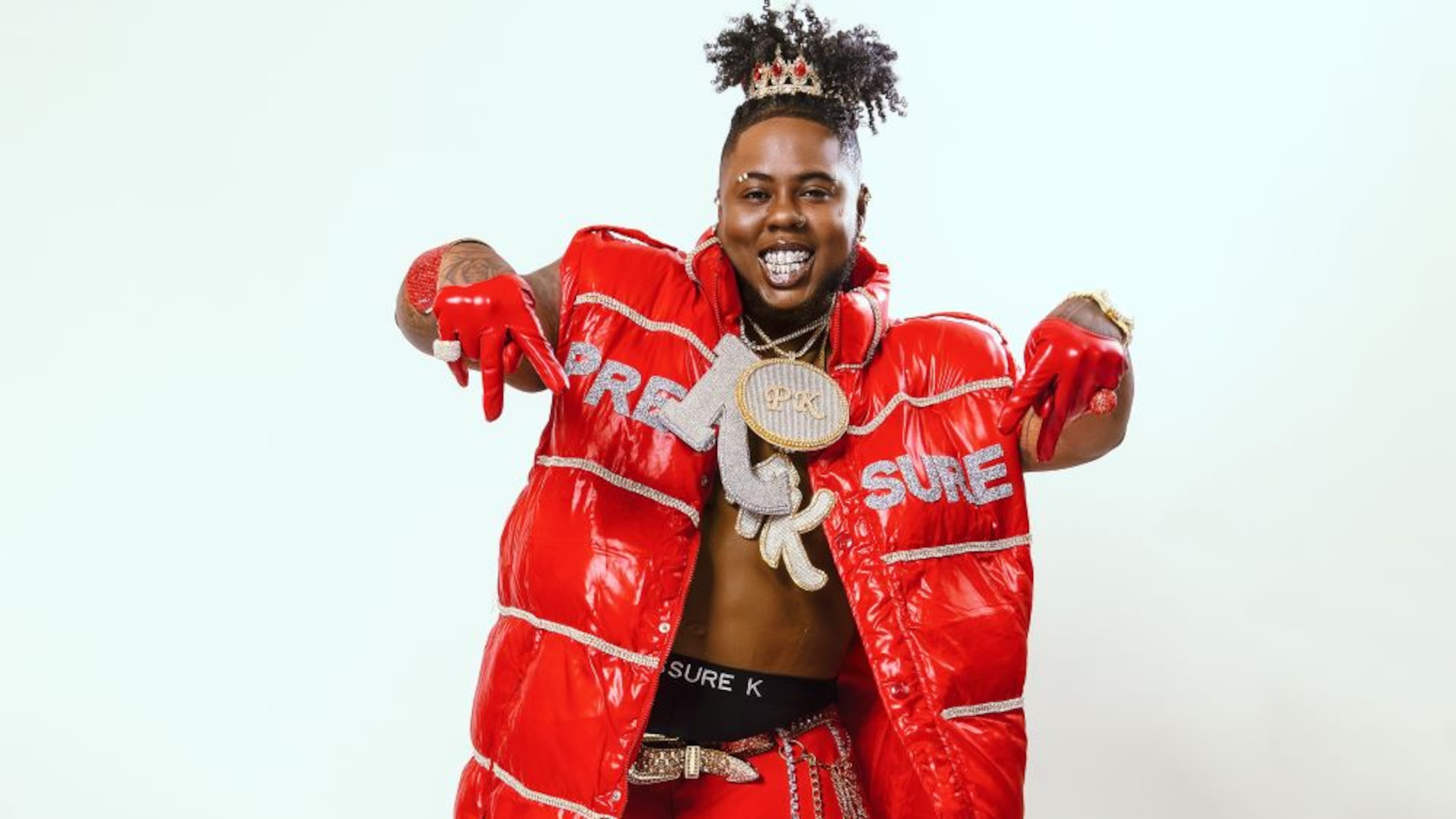 Drag king Keeta “Pressure K” Blythe was a contestant on Season 1 of Revry's reality competition series “King of Drag” in 2025. Blythe is hosting and producing “Black AF: A Love Letter to Our Culture” at Out Front Theatre Company on Saturday. (Courtesy of Scott Youngblood)