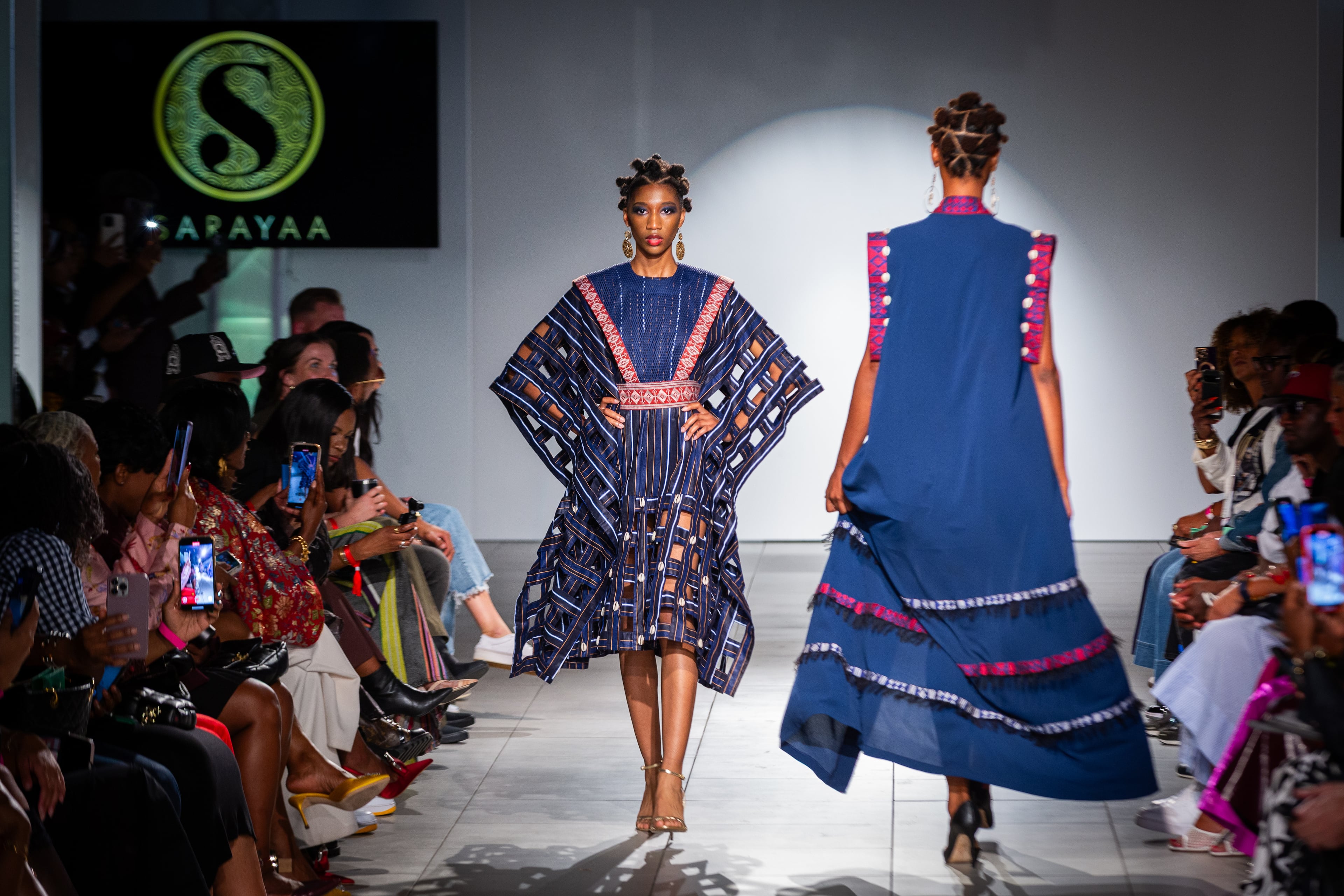 SARAYAA designs on the runway at Atlantic Station on Saturday, October 4, 2025. (Courtesy of SRJ Photography)