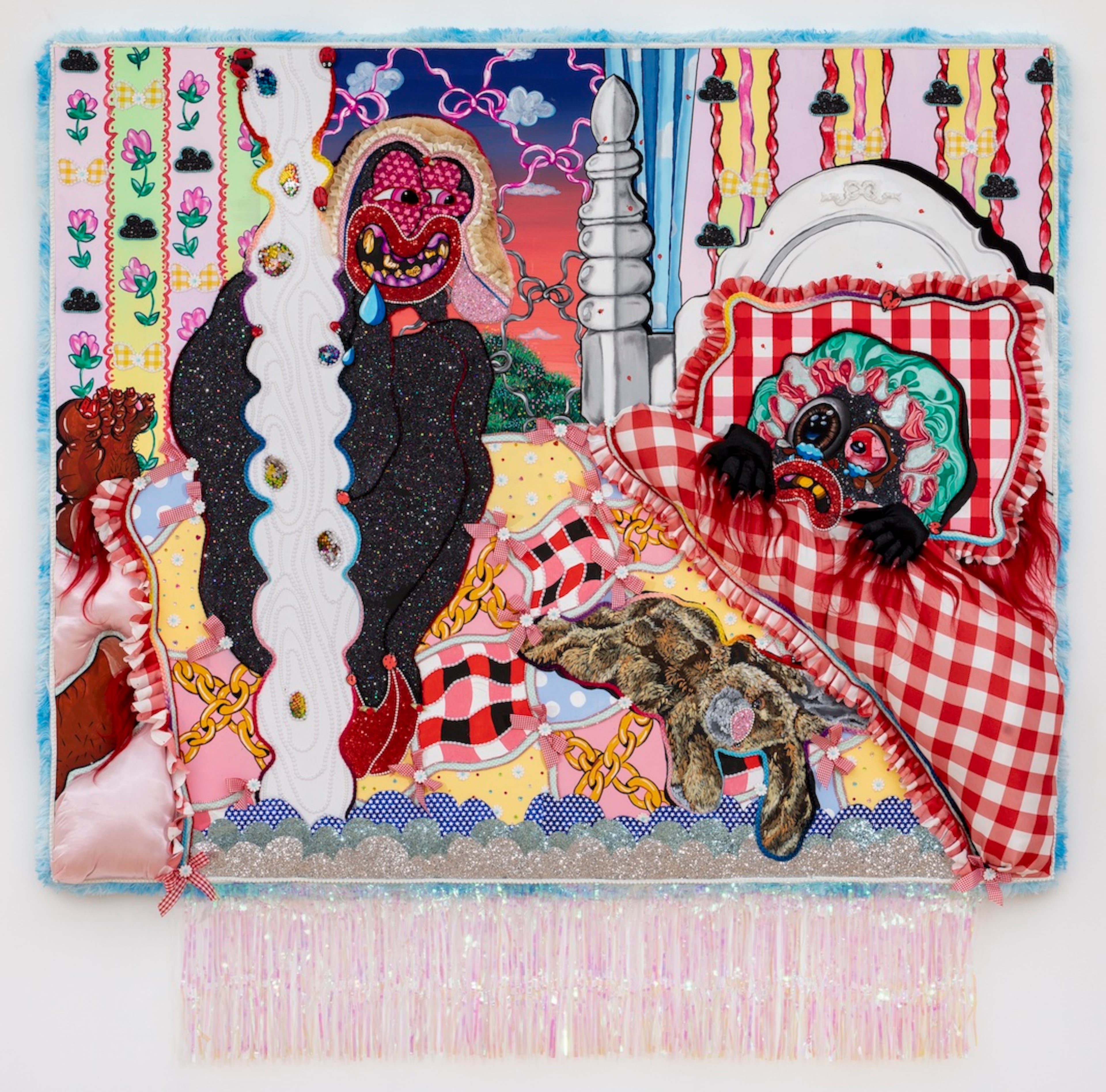 "Bed Bugs Bite," (2024) by Hudgens prize-winning artist Victoria Dugger. (Courtesy of Sargent's Daughters)