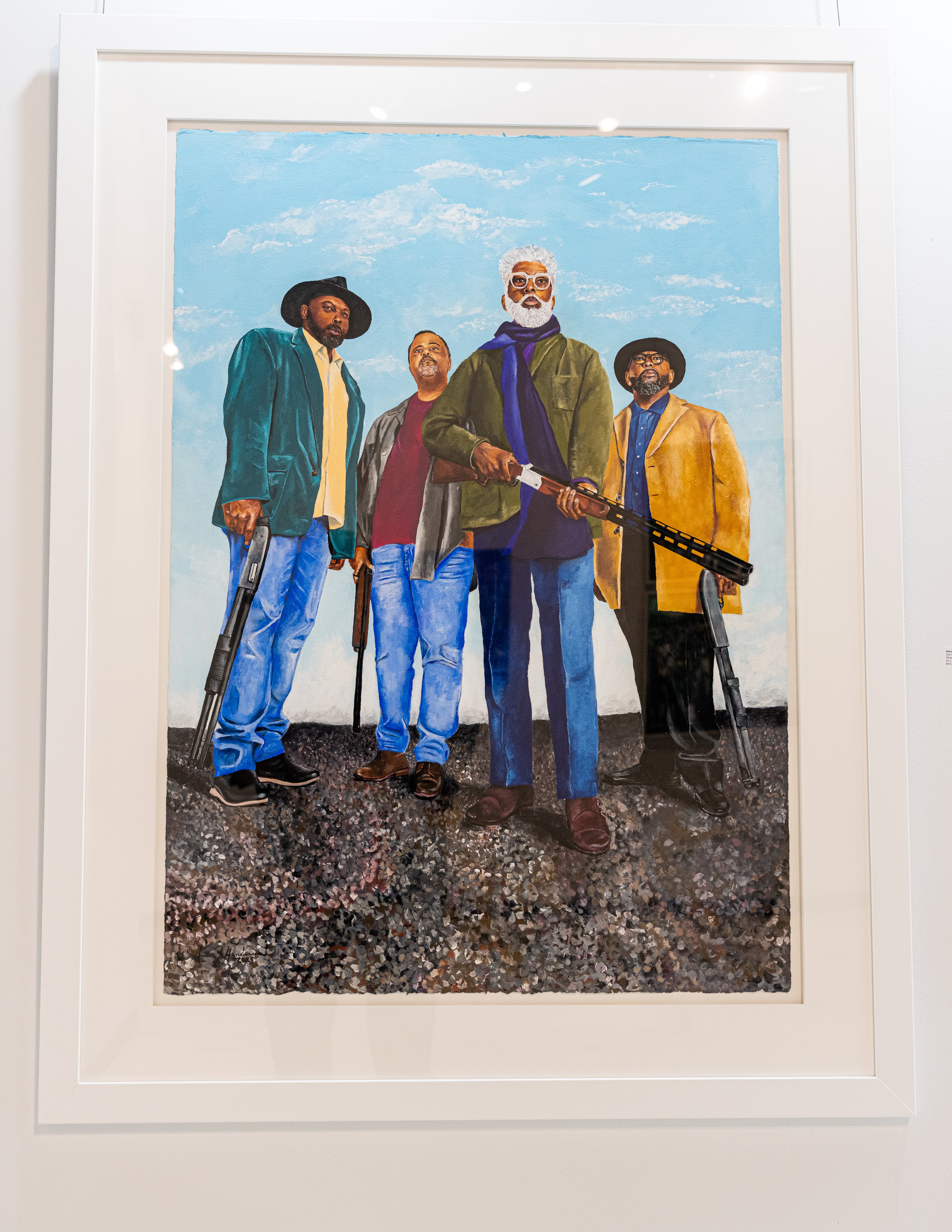 "Eye For An Eye" by Aaron F. Henderson, part of "Dear Black People...A Love Letter" at ZuCot Gallery. (Courtesy of John Stephens)