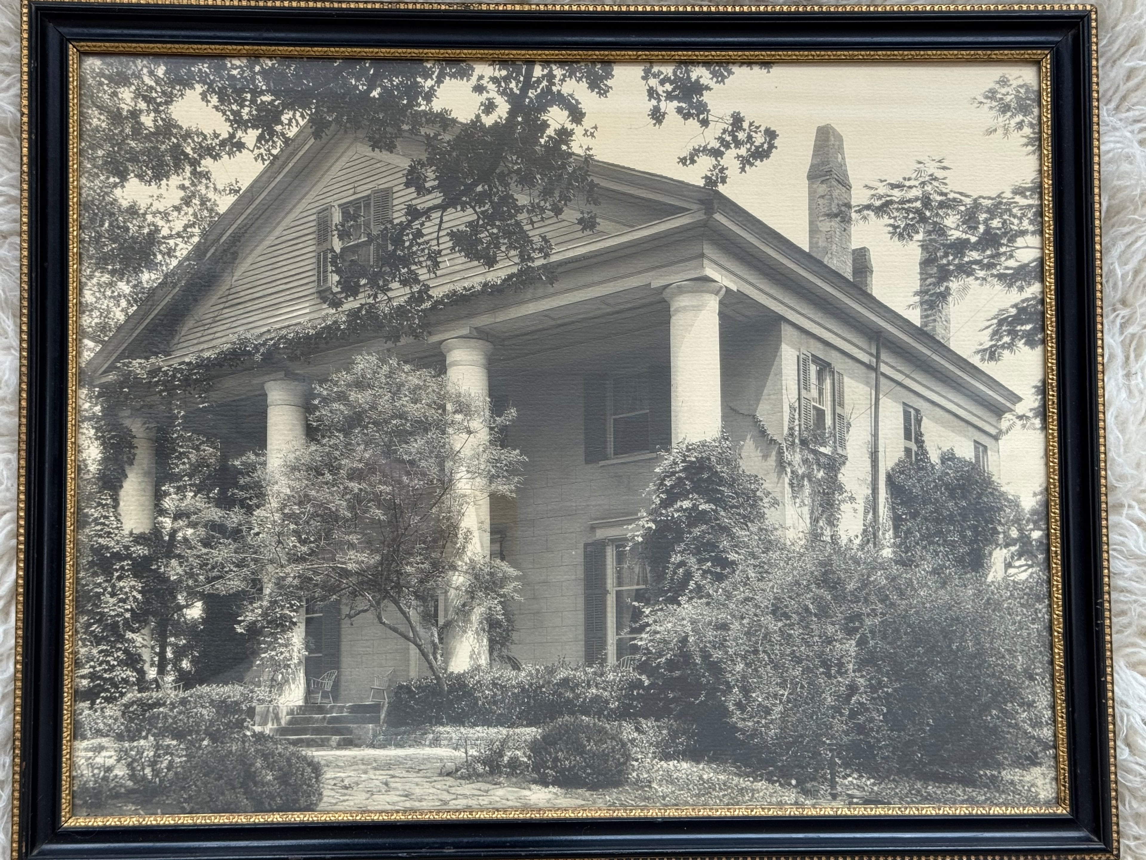 Photo of Mimosa Hall, circa 1920, when Neel Reid lived on the property. (Photographer unknown, original print owned by Sally Hansell)