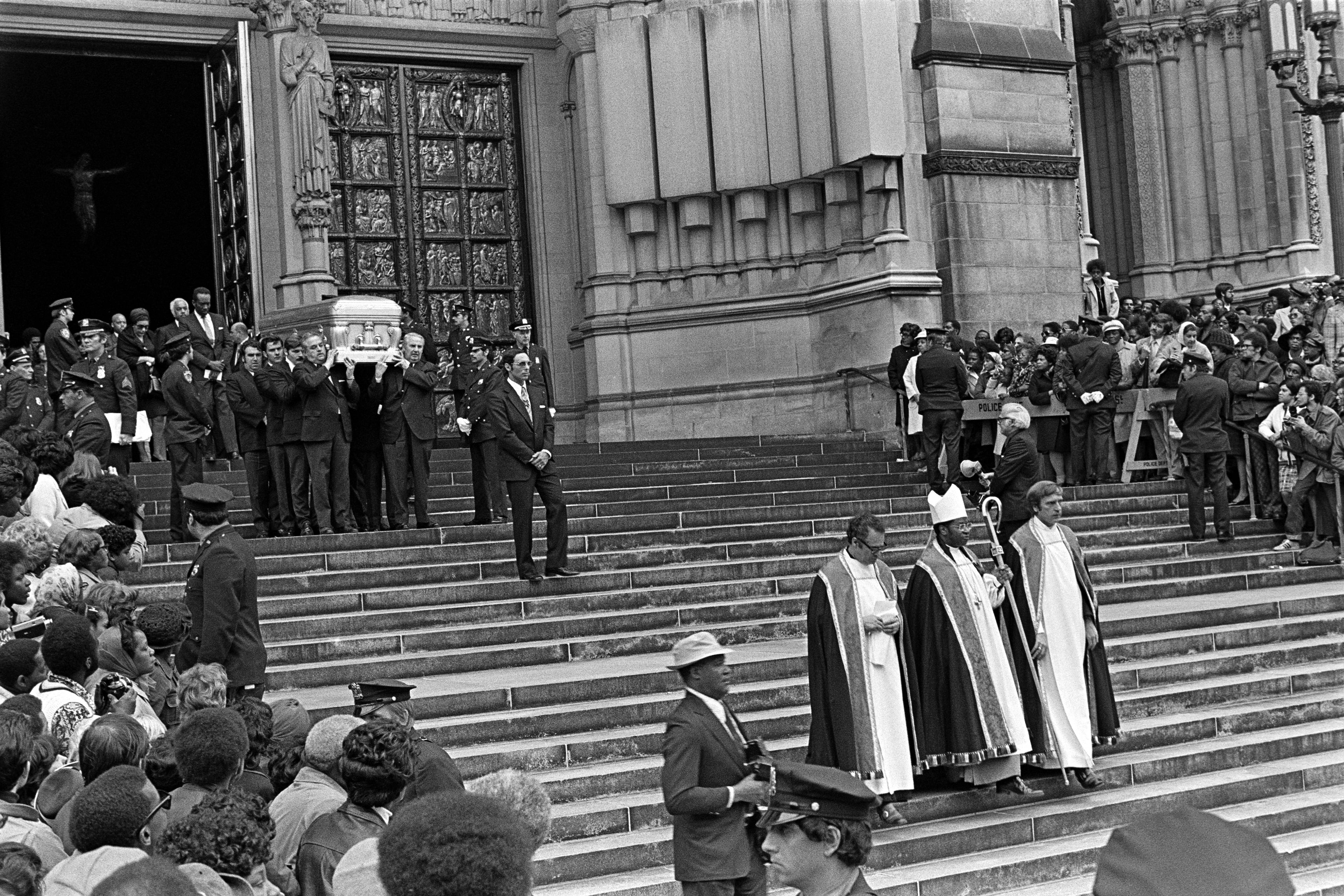 In 1974, Jim Alexander covered the funeral of Duke Ellington in New York City. The photos he took that day are among his favorites. (Jim Alexander)