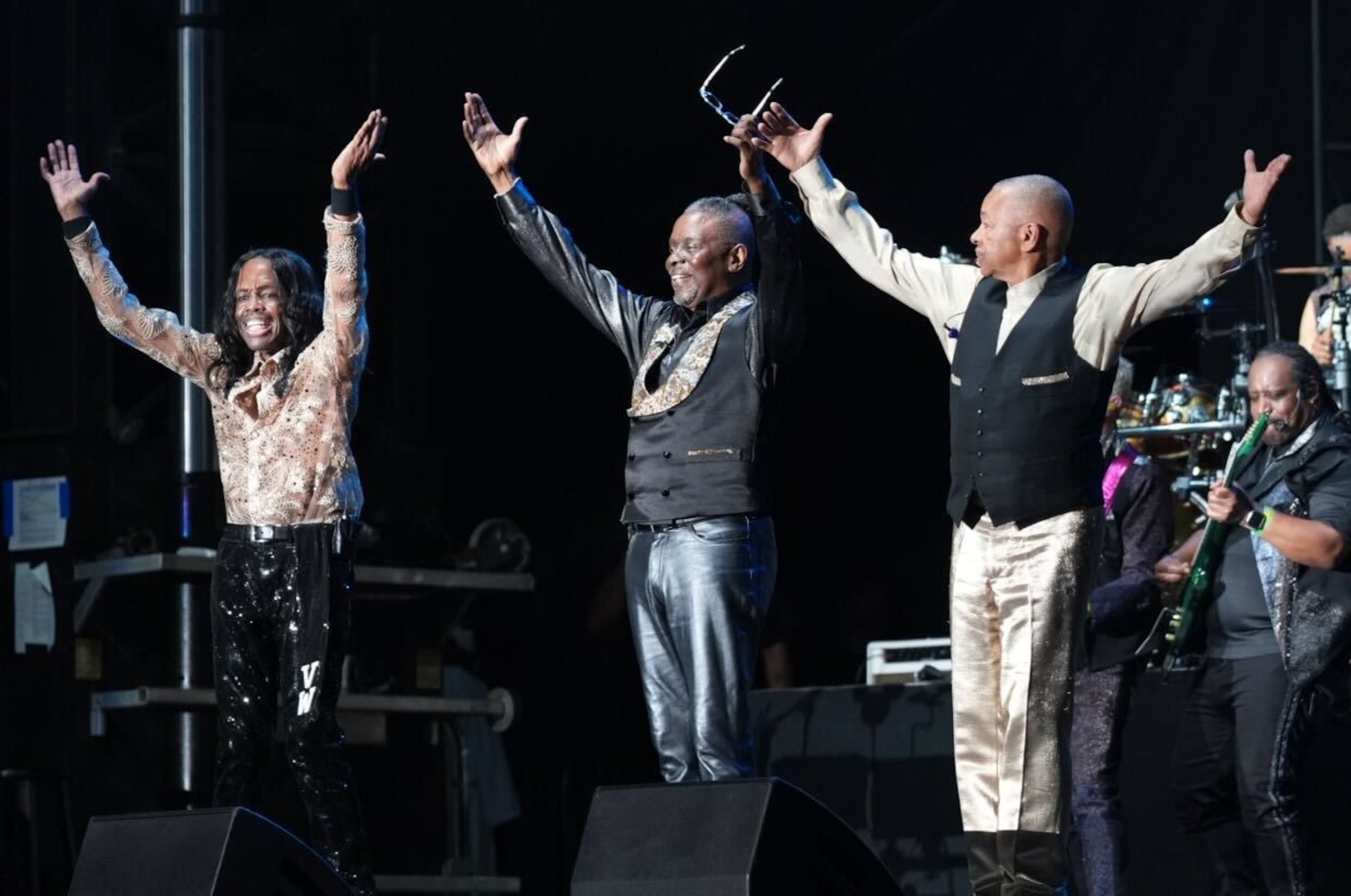 Earth, Wind & Fire brought old-school 1970s funk and R&B to One Musicfest in 2024. (Ronald R. Williams III/AJC 2024)