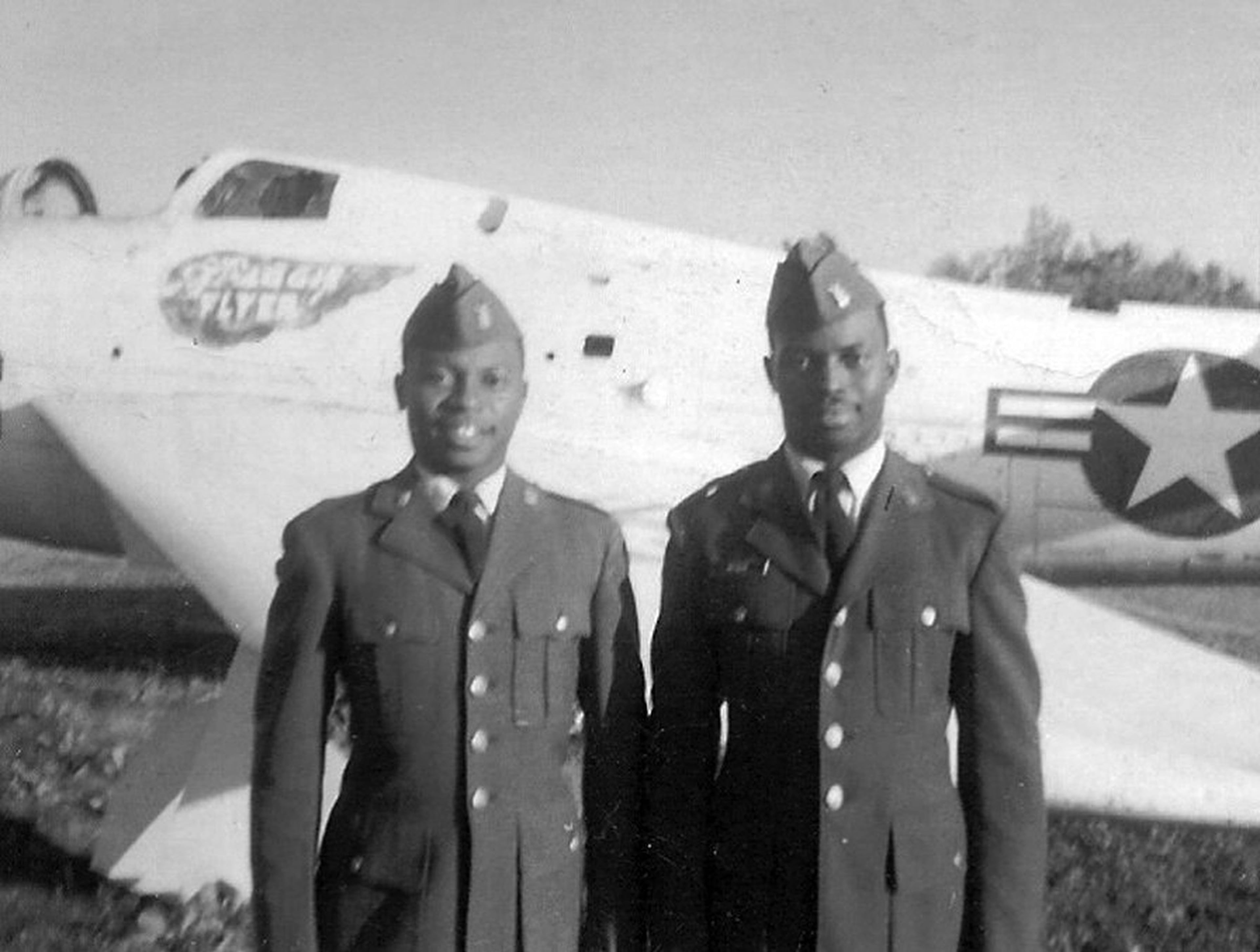 Carl (left) and Ronald McNair in their freshman year at North Carolina A&T. Born 10 months apart, they were virtually inseparable until their careers took them in different directions. (Courtesy of Carl McNair)