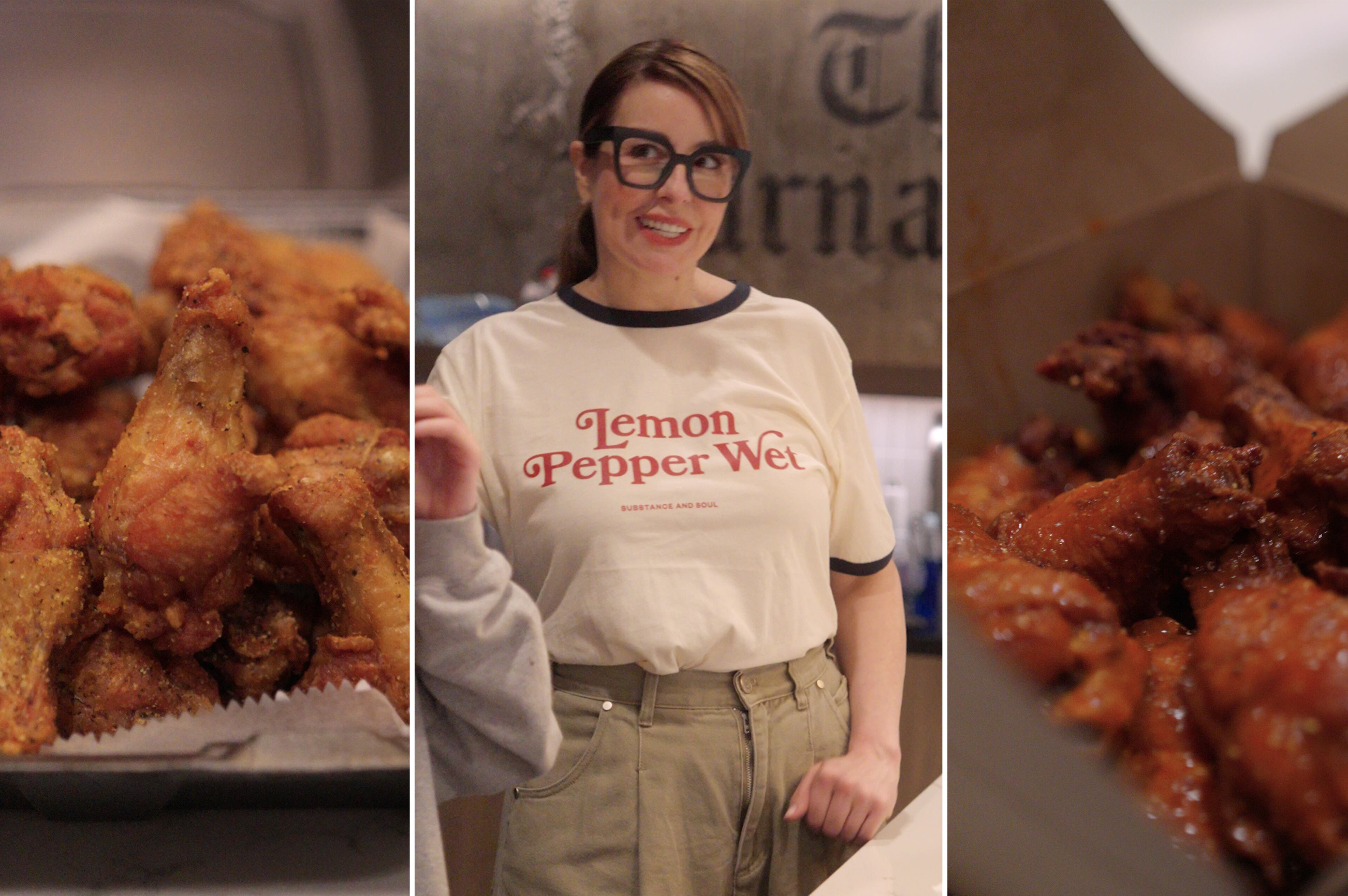 The AJC’s Monti Carlo leads a taste test of Atlanta’s best lemon pepper chicken wings. (AJC)