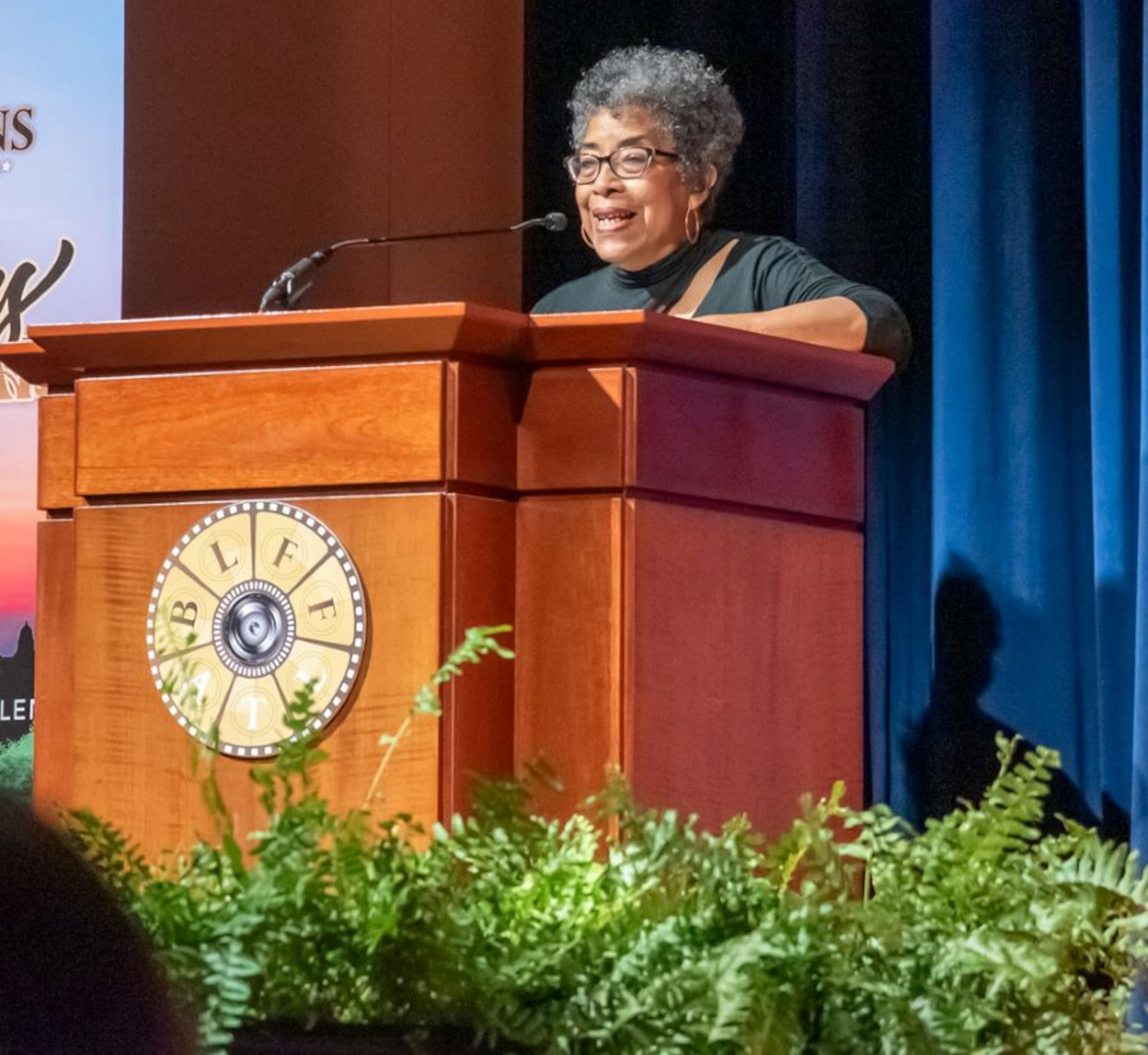 Deidre McDonald, the BronzeLens Film Festival's founding artistic director, said the event's panel discussions help attendees learn more about what's going on in the film industry. (Courtesy of BronzeLens Film Festival)