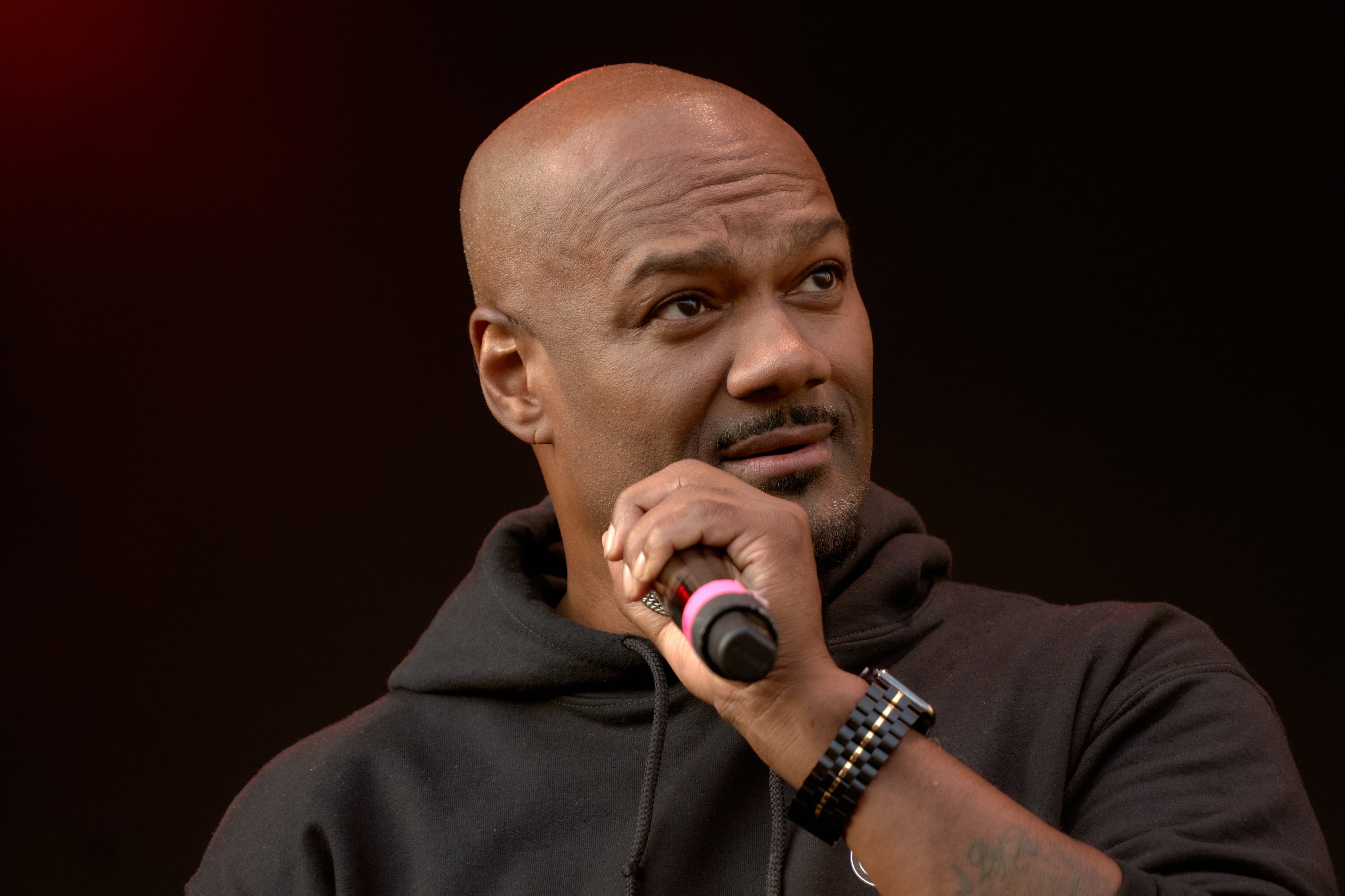 Big Tigger at ONE MusicFest held at Central Park on October 9, 2022, in Atlanta, Georgia.