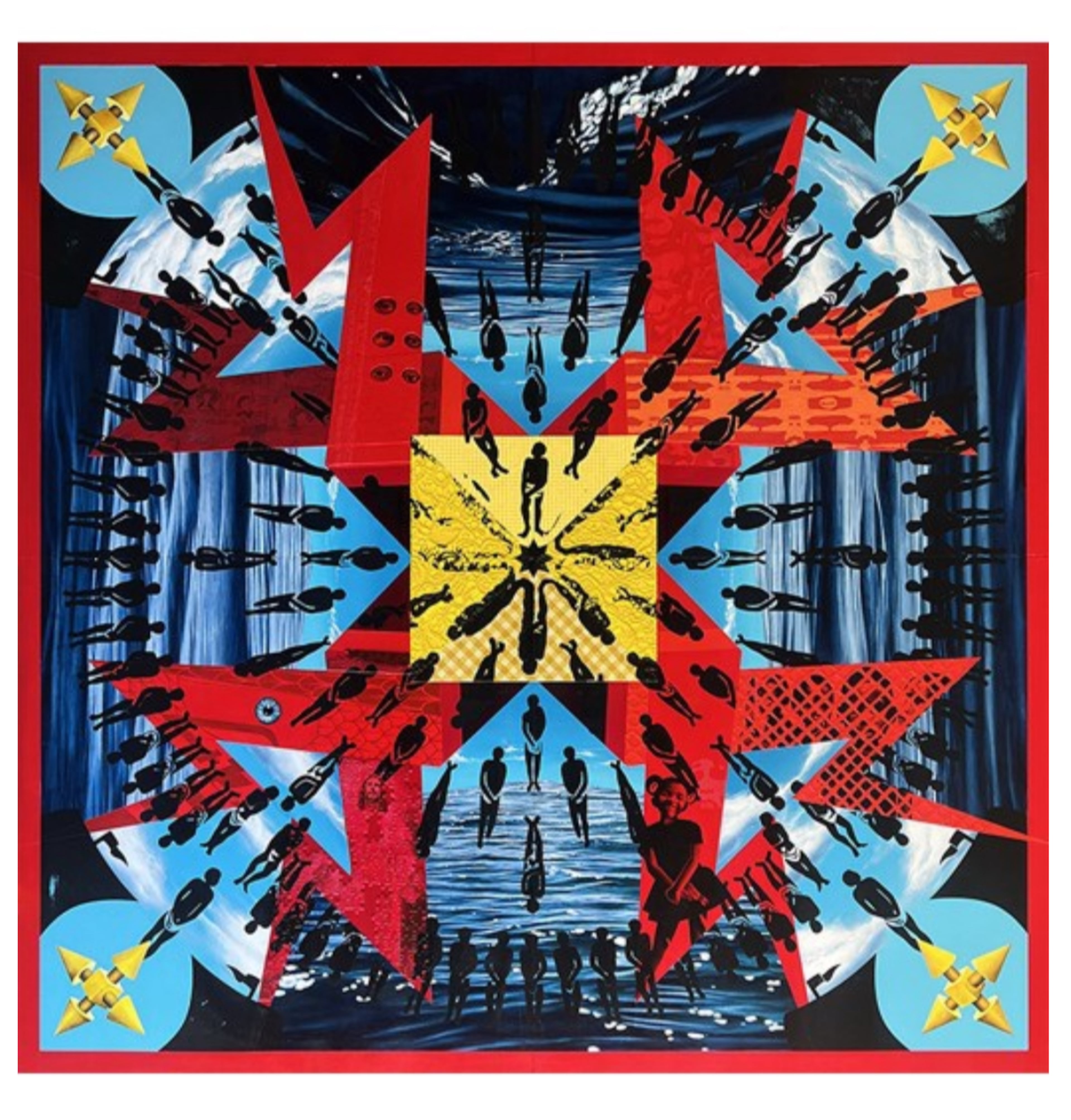 "Odyssey Untitled," part of the "Dear Black People...A Love Letter" exhibit at ZuCot Gallery. (Courtesy of Horace Imhotep)