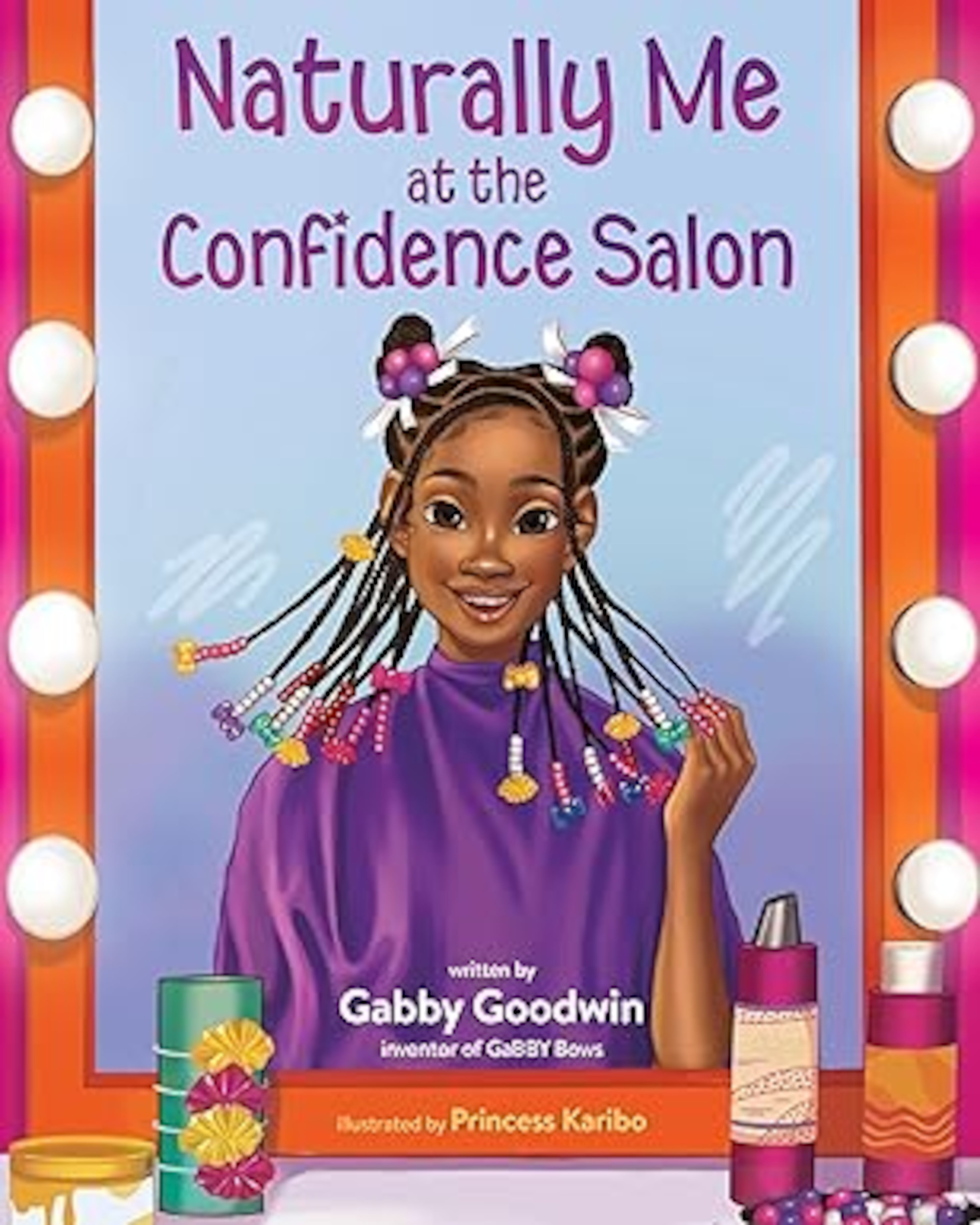 Cover art for "Naturally Me at the Confidence Salon" by Gabby Godwin.
