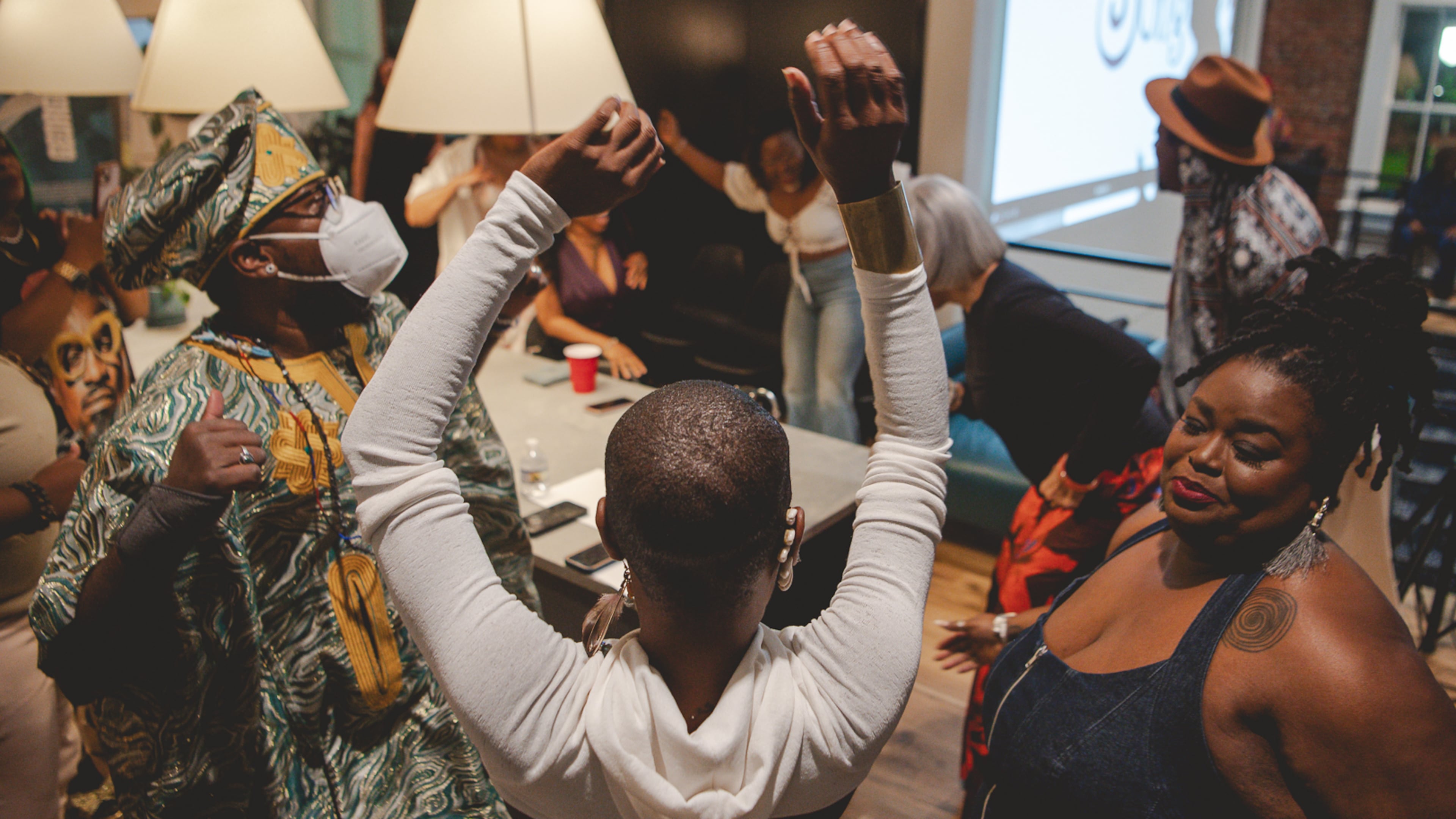 Members of the SisterSong Women of Color Reproductive Justice Collective participate in “For the Love of Culture Vol. 1” on Saturday, Sept. 20, 2025, at Constellations ATL in Sweet Auburn. (Courtesy of SisterSong)