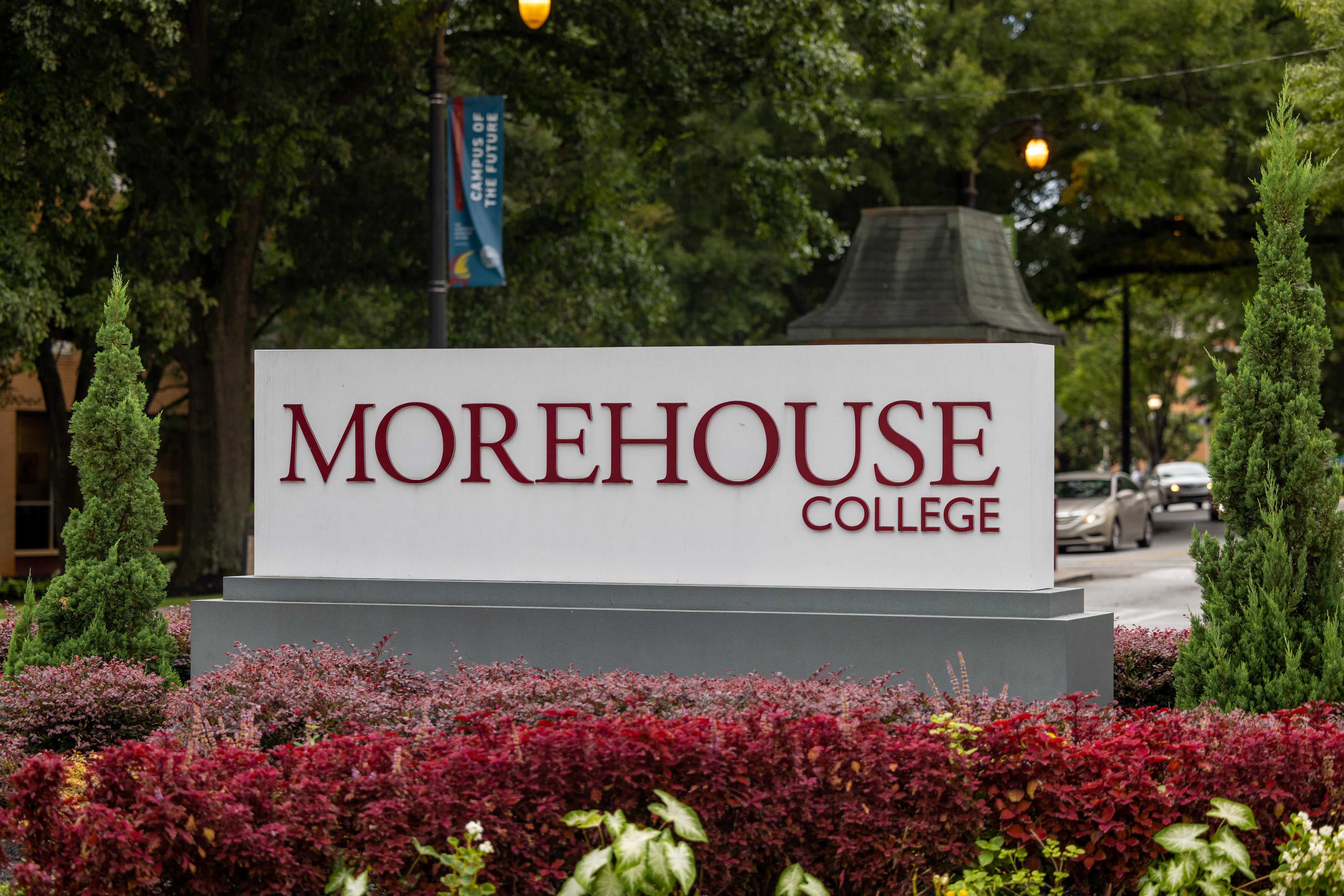 Morehouse College Entrance sign on August 25, 2022