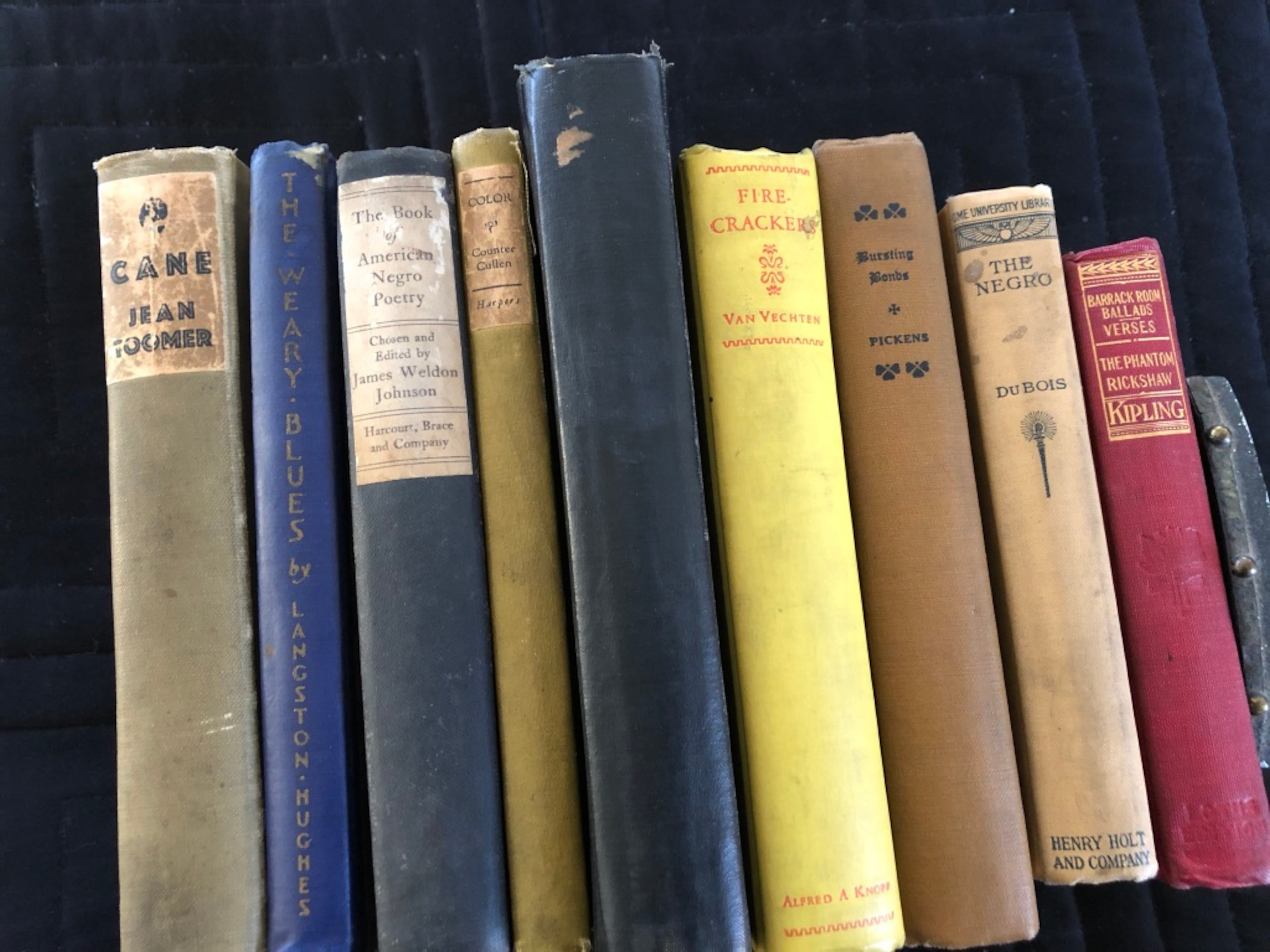 A'Lelia Walker's book collection. (Courtesy of A'Lelia Bundles from the Madam Walker Family archives)