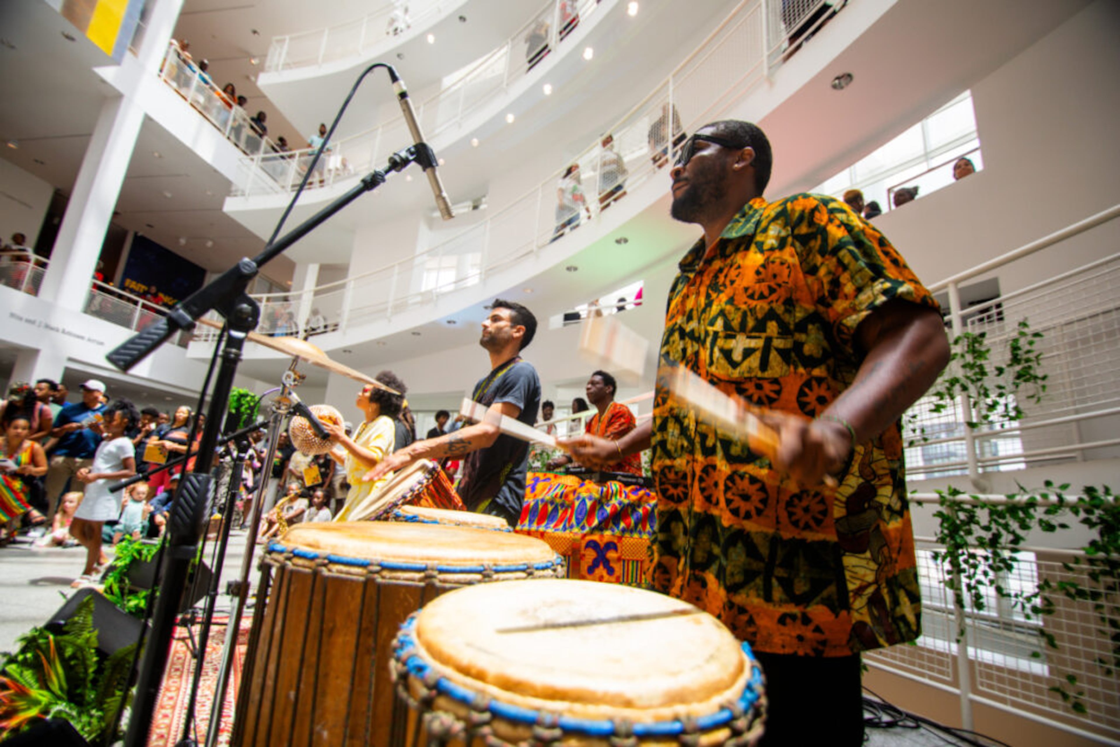 The High Museum of Art offers free admission and activities on Sunday including an interactive experience from Tambor Party. (Courtesy of the High Museum of Art/Alphonso Whitfield)