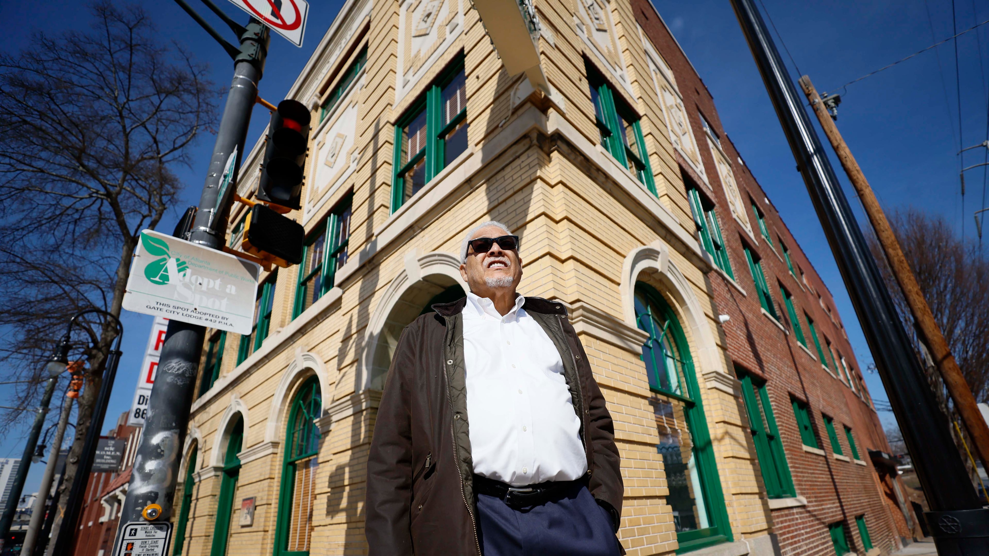 “When we were in this building, it was beautiful — but not like it is now. It’s stunning,” said Edward W. Bowen, supervisor and consultant for the renovation project at the Prince Hall Masonic Lodge. (Miguel Martinez/AJC)
