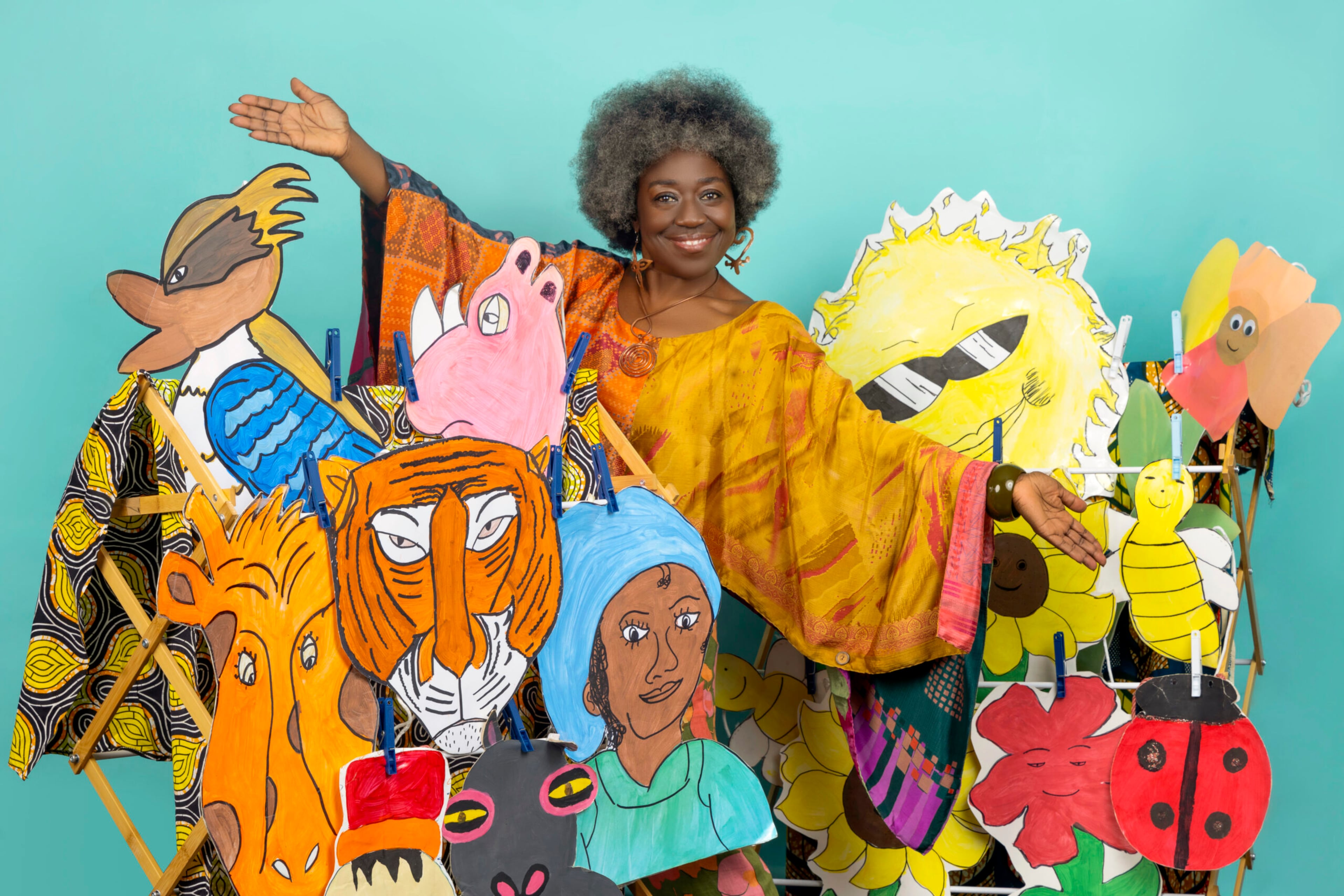 Children's author Mama Kaku prepares for a day of storytelling at the Roswell Roots Festival. (Courtesy of the City of Roswell)