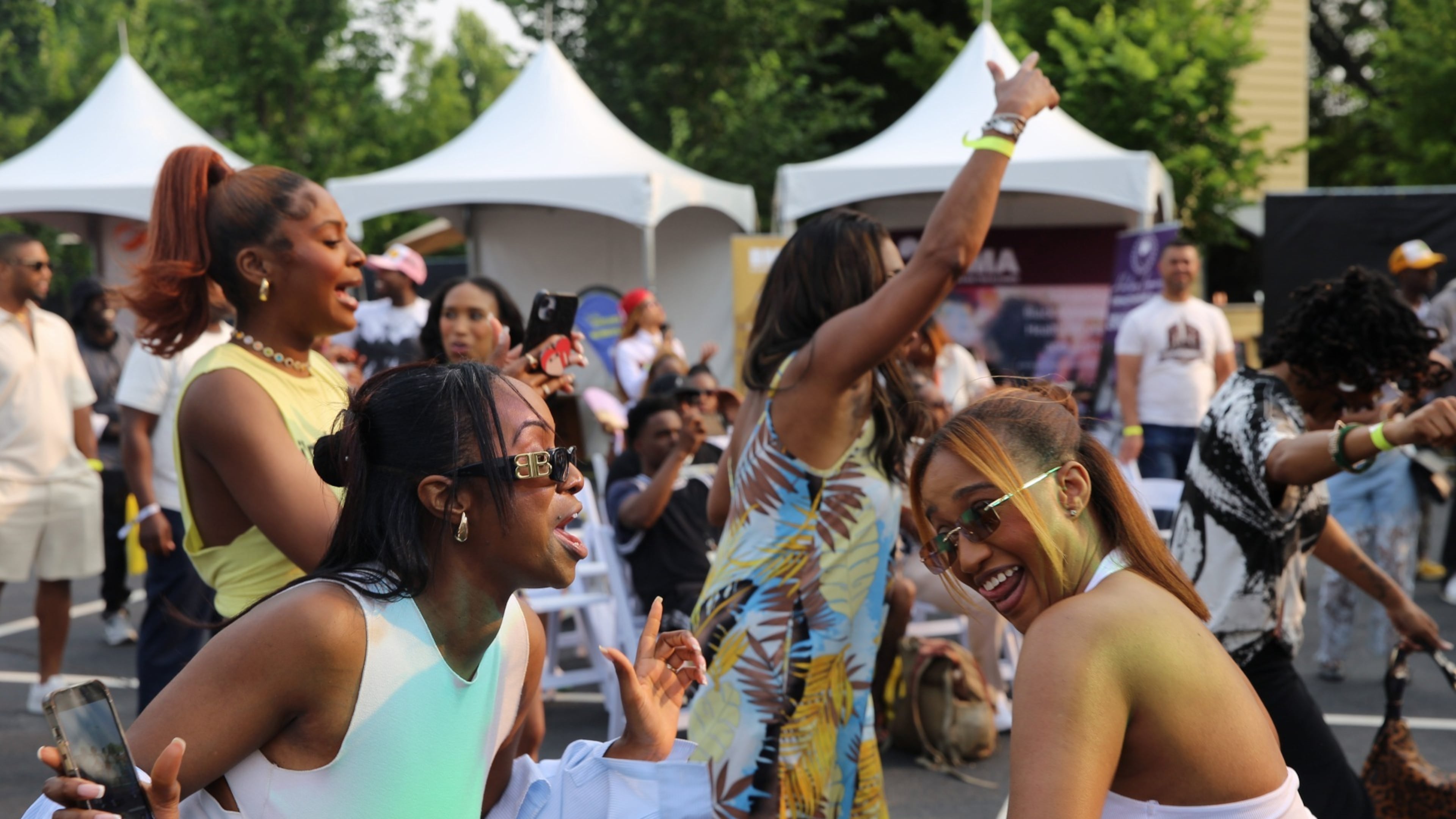 Blavity Inc. hosted its annual Blavity Fest for the first time in Atlanta on May 31 and June 1 on Lee Street. The event celebrated Black empowerment in entrepreneurship, media, entertainment and music. Blavity Fest featured panel discussions with prominent Black leaders from across America, along with live performances by Akeem Ali and 2 Chainz that garnered a crowd of hundreds. (Zaire Breedlove/AJC)