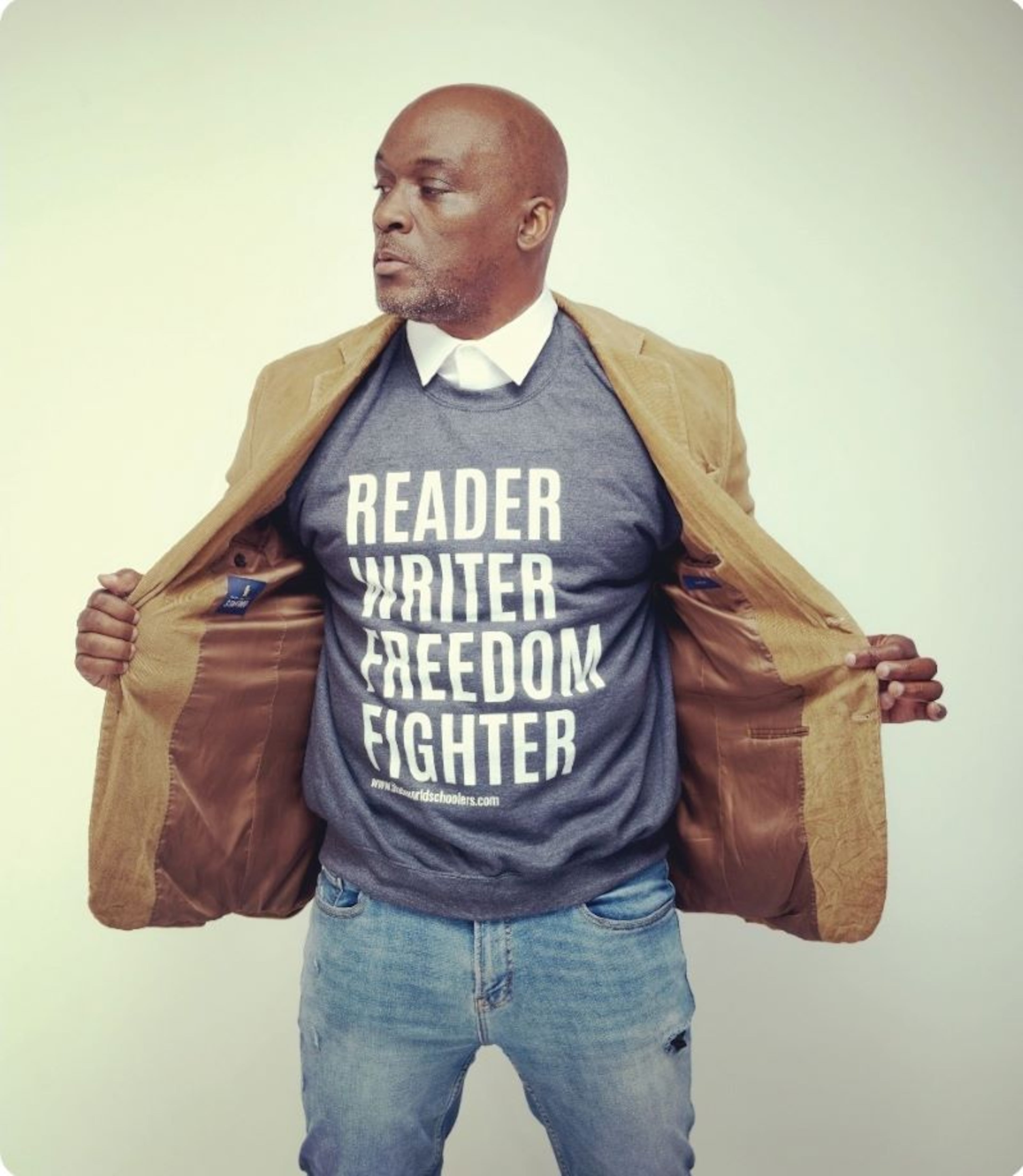 Children’s book author Derrick Barnes, who co-wrote “Seven Million Steps,” wanted to recapture Dick Gregory’s story using his tone and cadence. (Courtesy of EyeSun Photography)