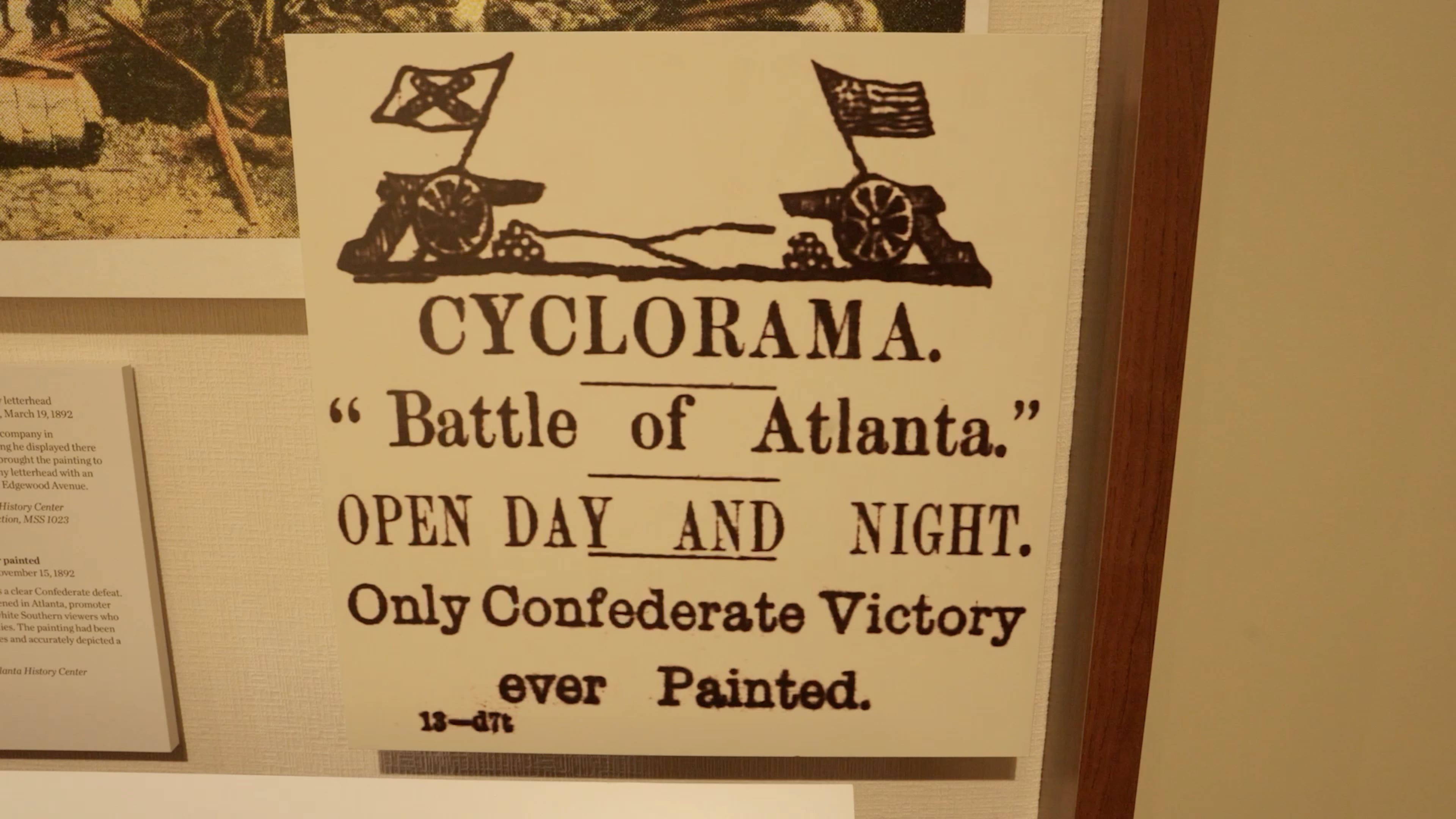 The Cyclorama depicts the Battle of Atlanta. (Stephen Mucci/AJC)