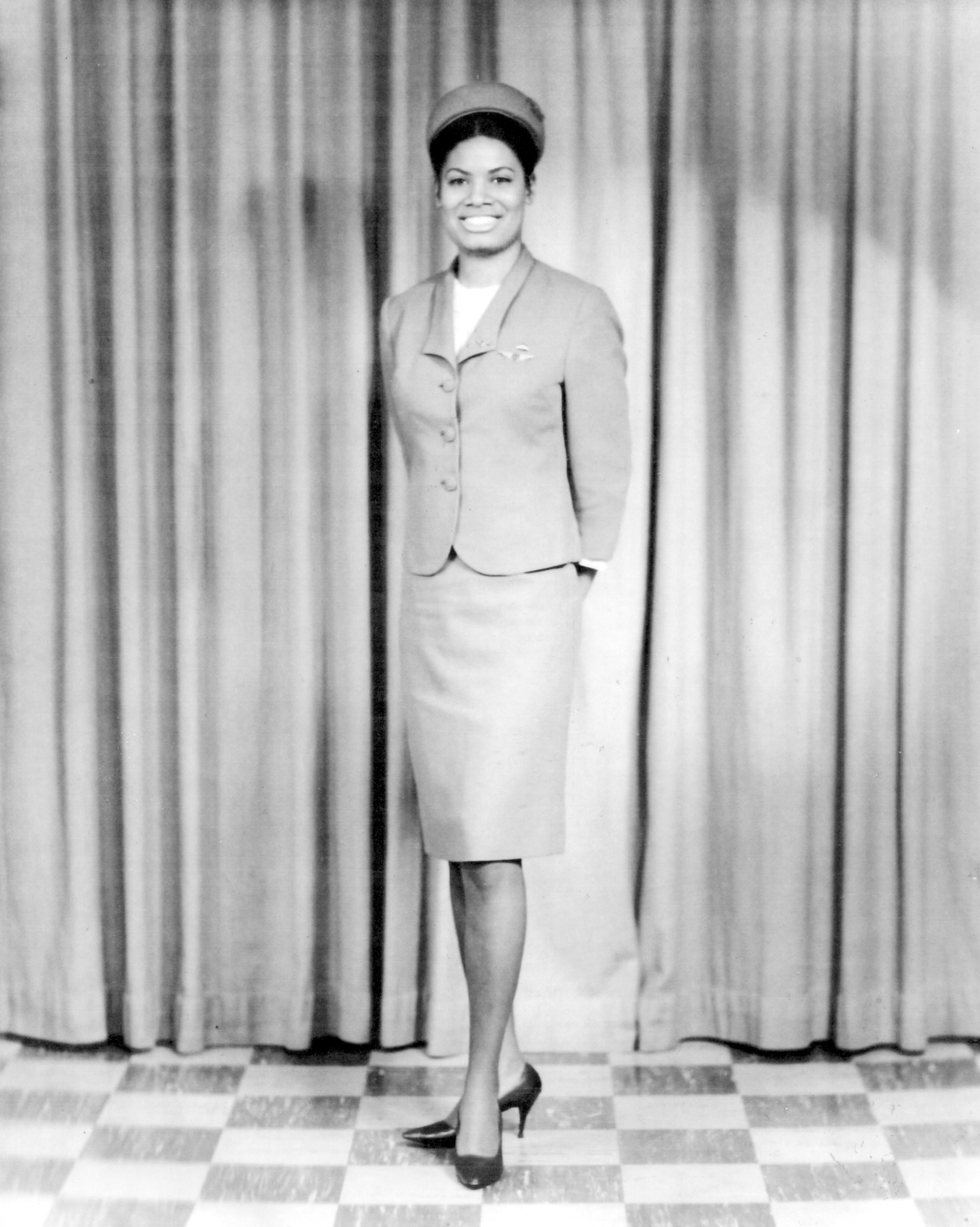 Patricia Grace Murphy was the first Black flight attendant hired by Delta Air Lines in 1966. (Courtesy of Delta Air Lines)