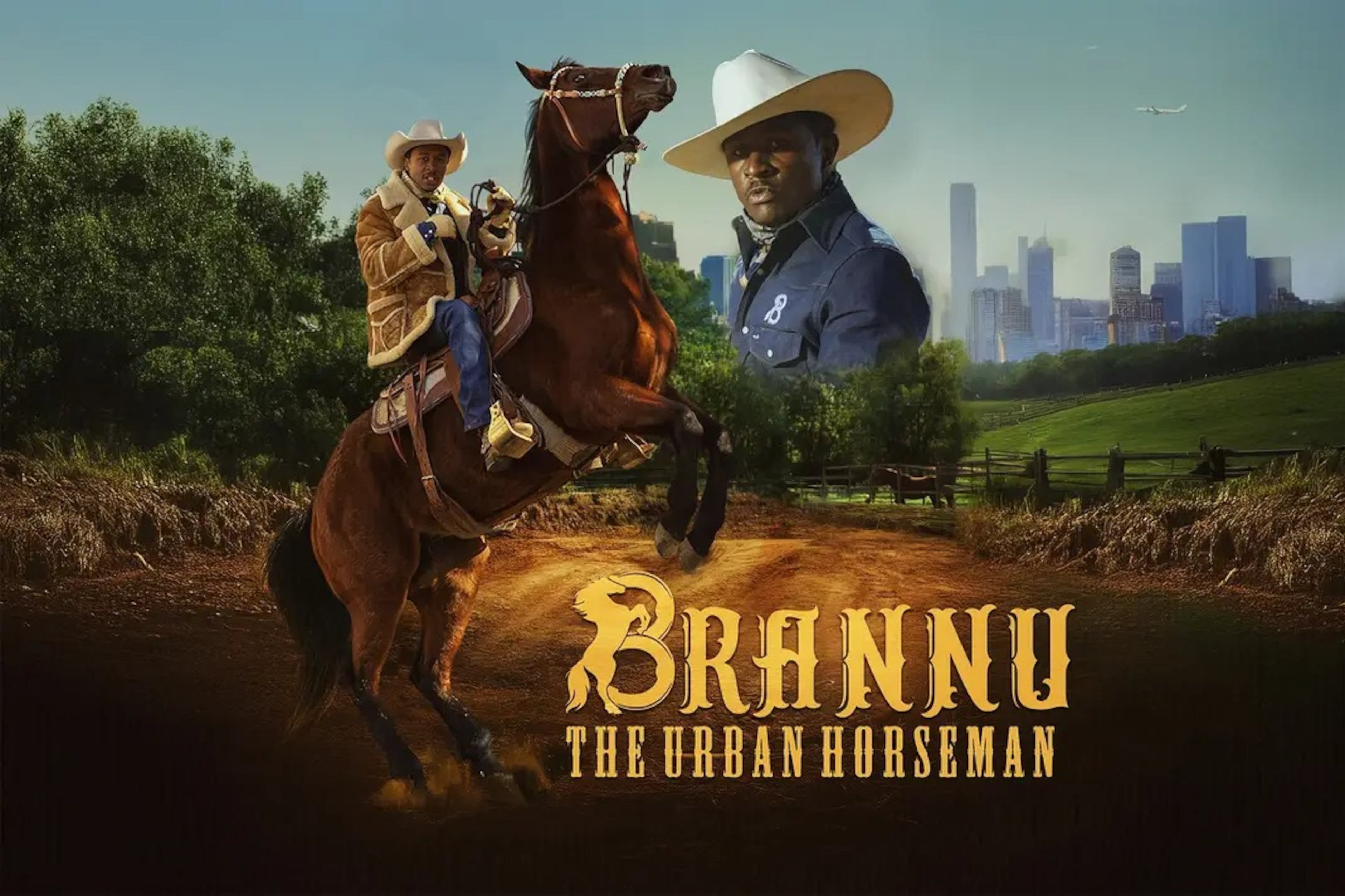 Movie poster for “Brannu: The Urban Horseman.” (Courtesy of Adelin Gasana)