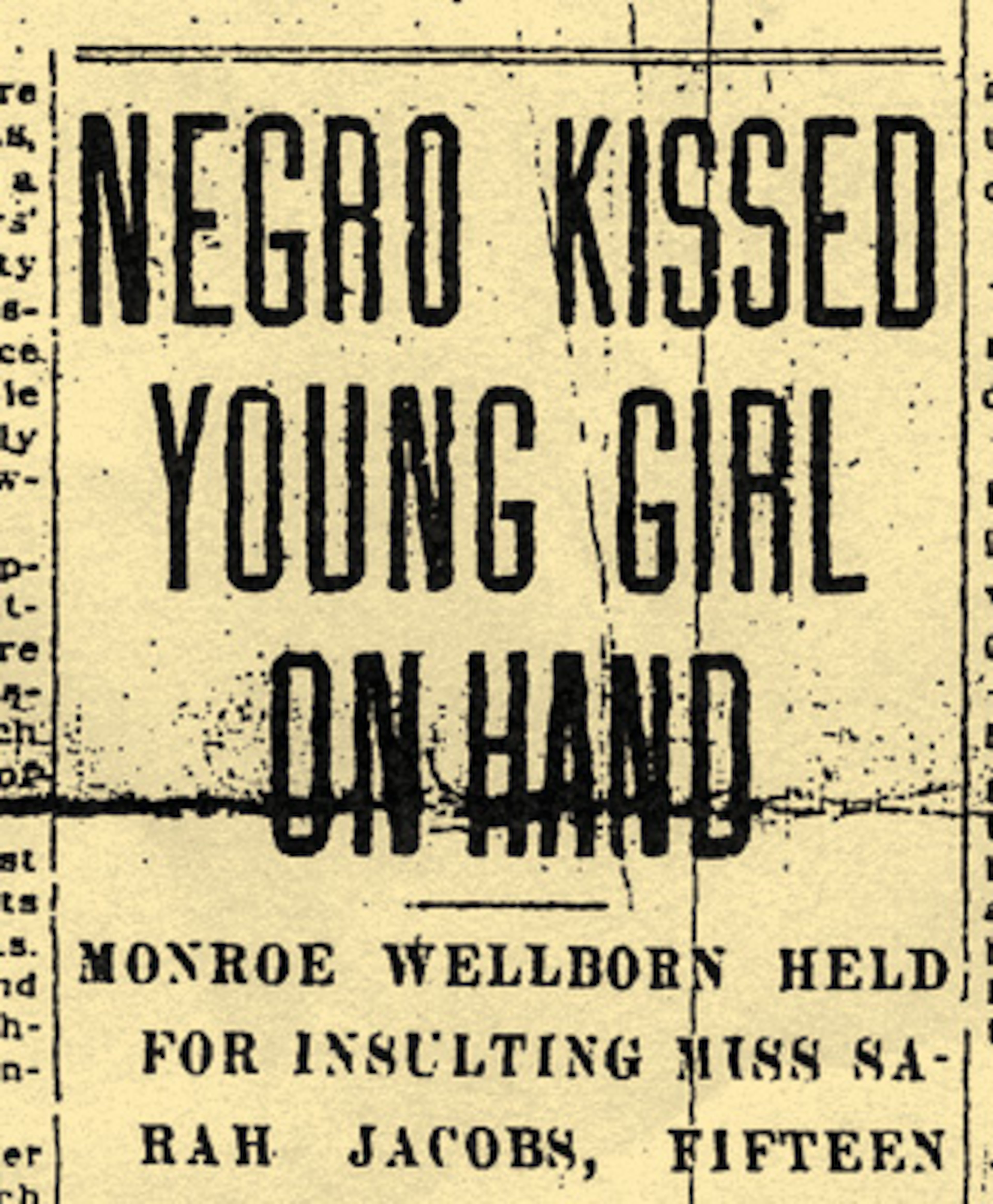 This headline ran in the Sept. 22, 1906, edition of The Atlanta Journal, the same day the Race Massacre began. Atlanta's white-owned newspapers — including the Journal and Constitution — inflamed tensions in the city with sensational and inaccurate reports of Black sex crimes against white women. (AJC file)