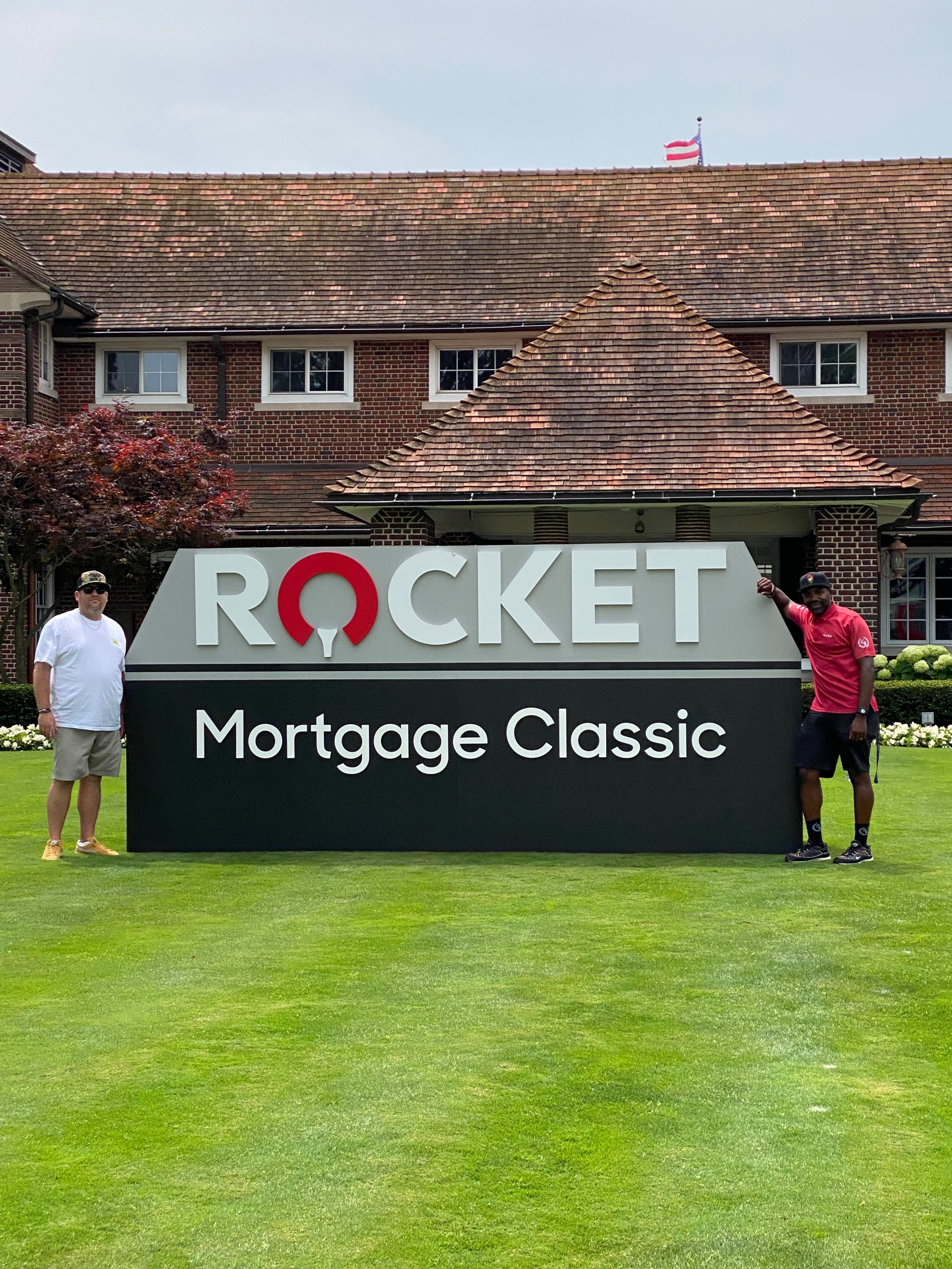 Trap Golf co-founders Aaron Munn (left) and Wayne Birch share a love of the game and hip-hop culture. (Courtesy Trap Golf)