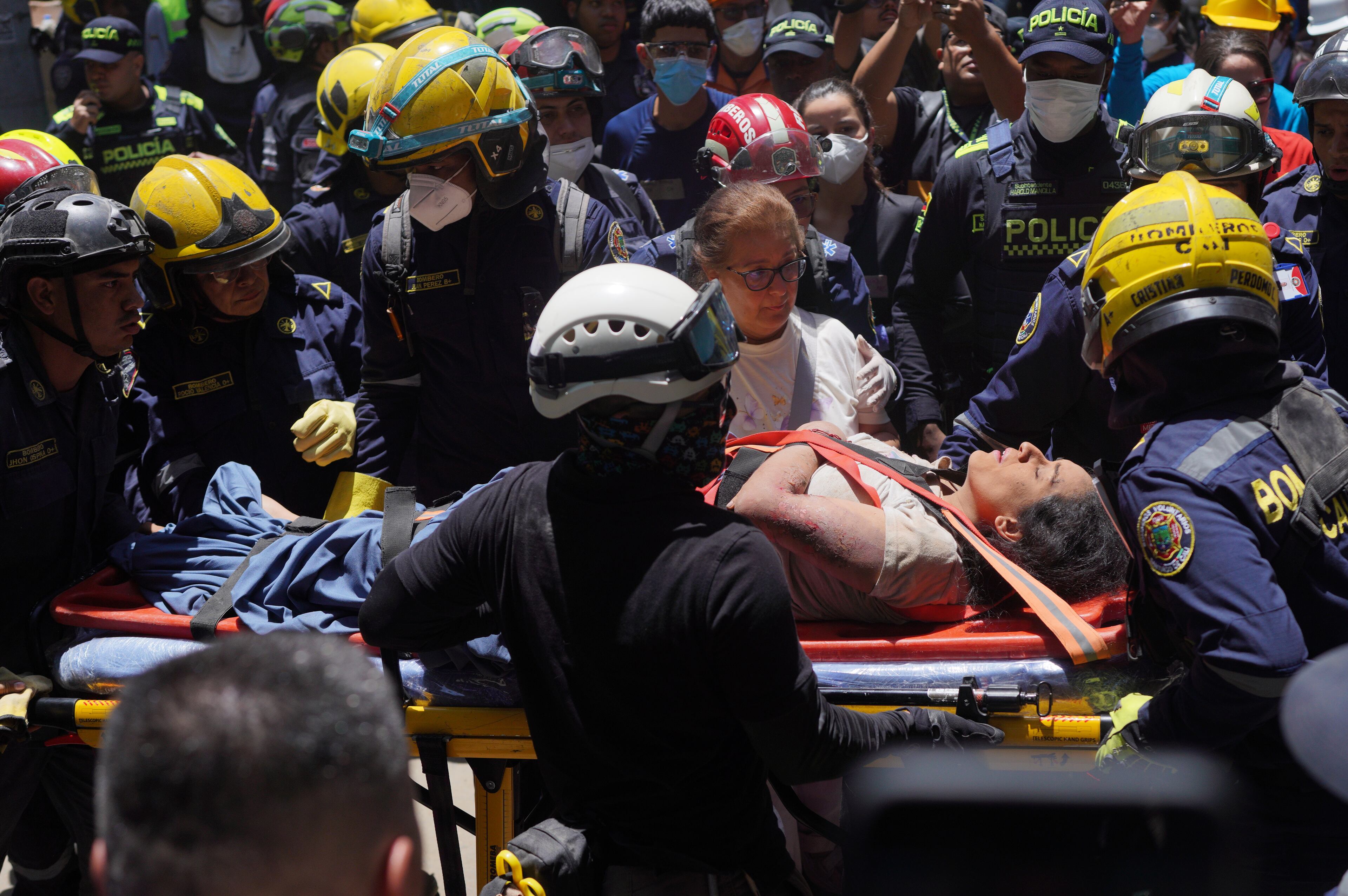 CORRECTION APTOPIX Colombia Earthquake
