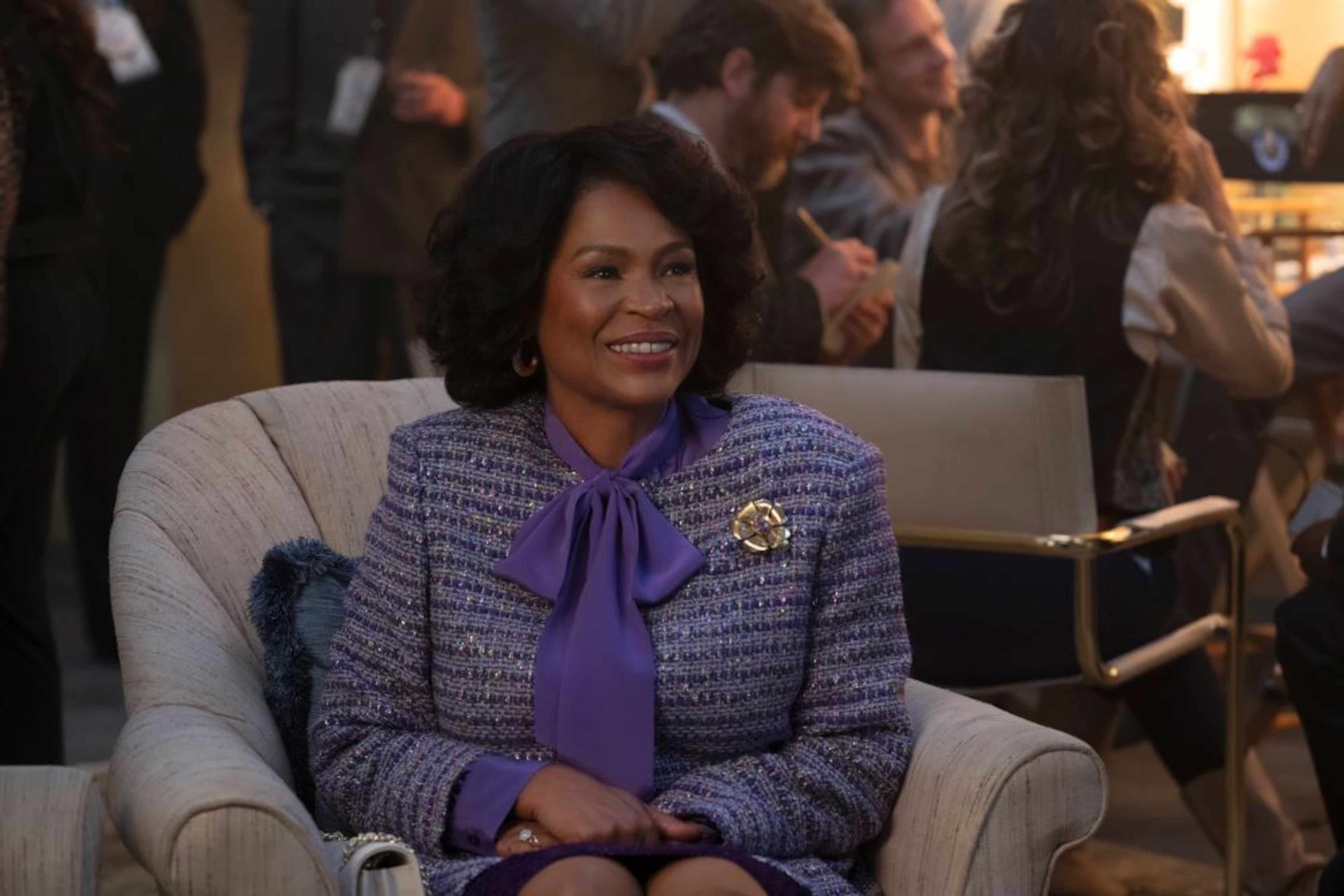 Actress Nia Long stars as Katherine Jackson, mother of singer Michael Jackson in the biopic "Michael." (Glen Wilson/Lionsgate)