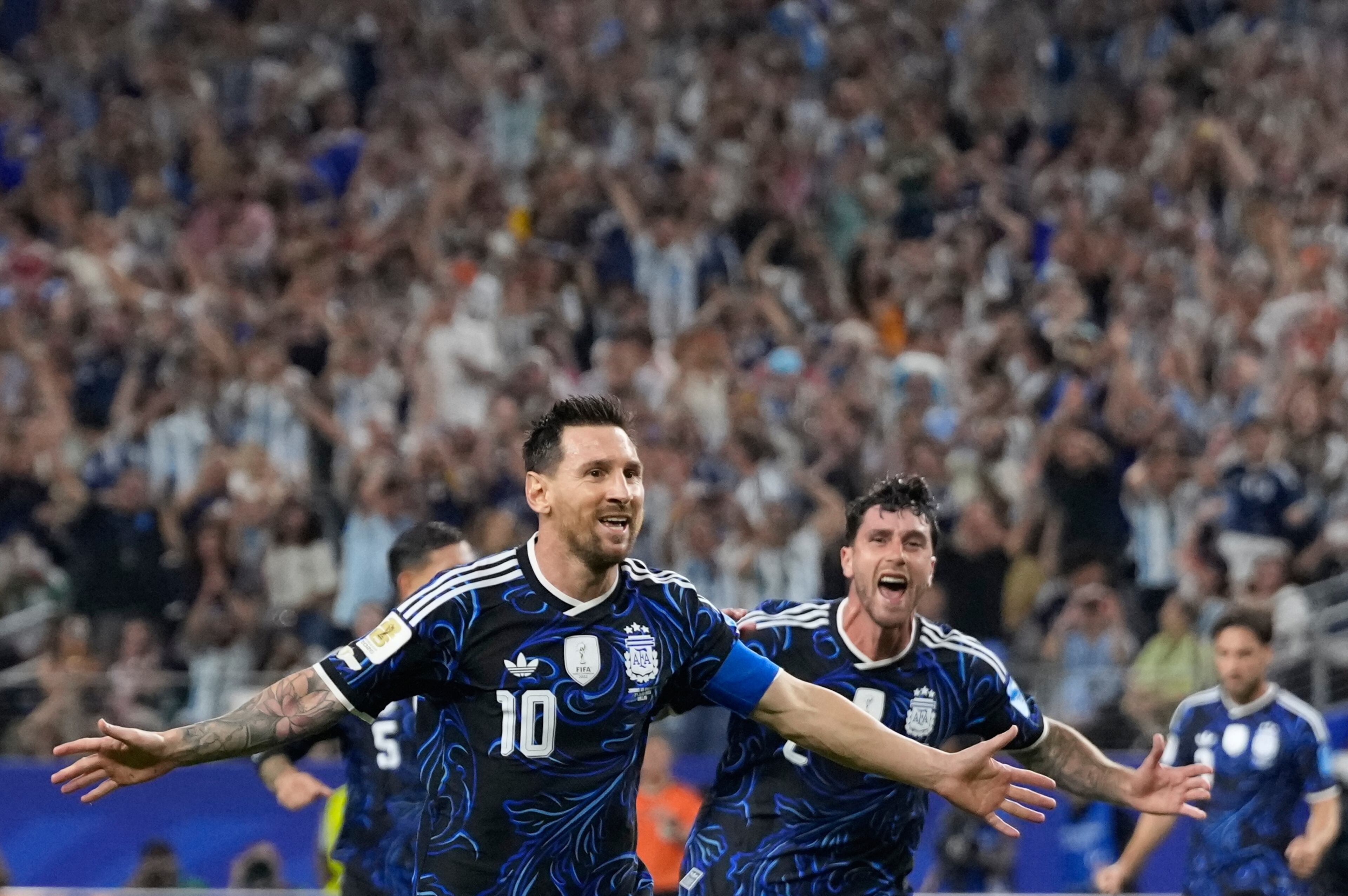 APTOPIX Argentina Jordan WCup Soccer