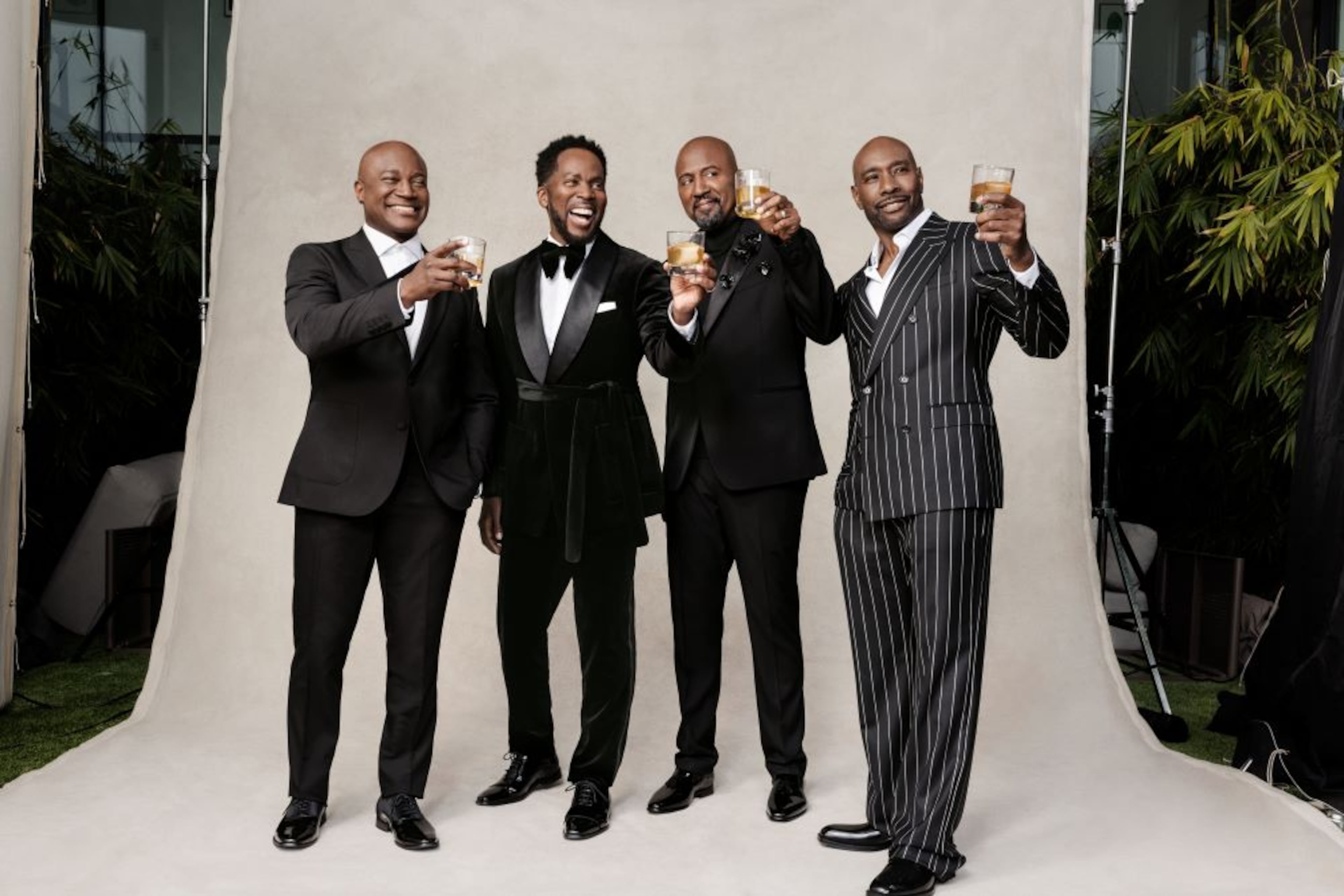 “The Best Man” franchise actors Taye Diggs, Harold Perrineau, director Malcolm D. Lee and Morris Chestnut are founders of Sable Bourbon, a beverage company 'rooted in brotherhood,' Lee told UATL. (Courtesy of Sable Bourbon)