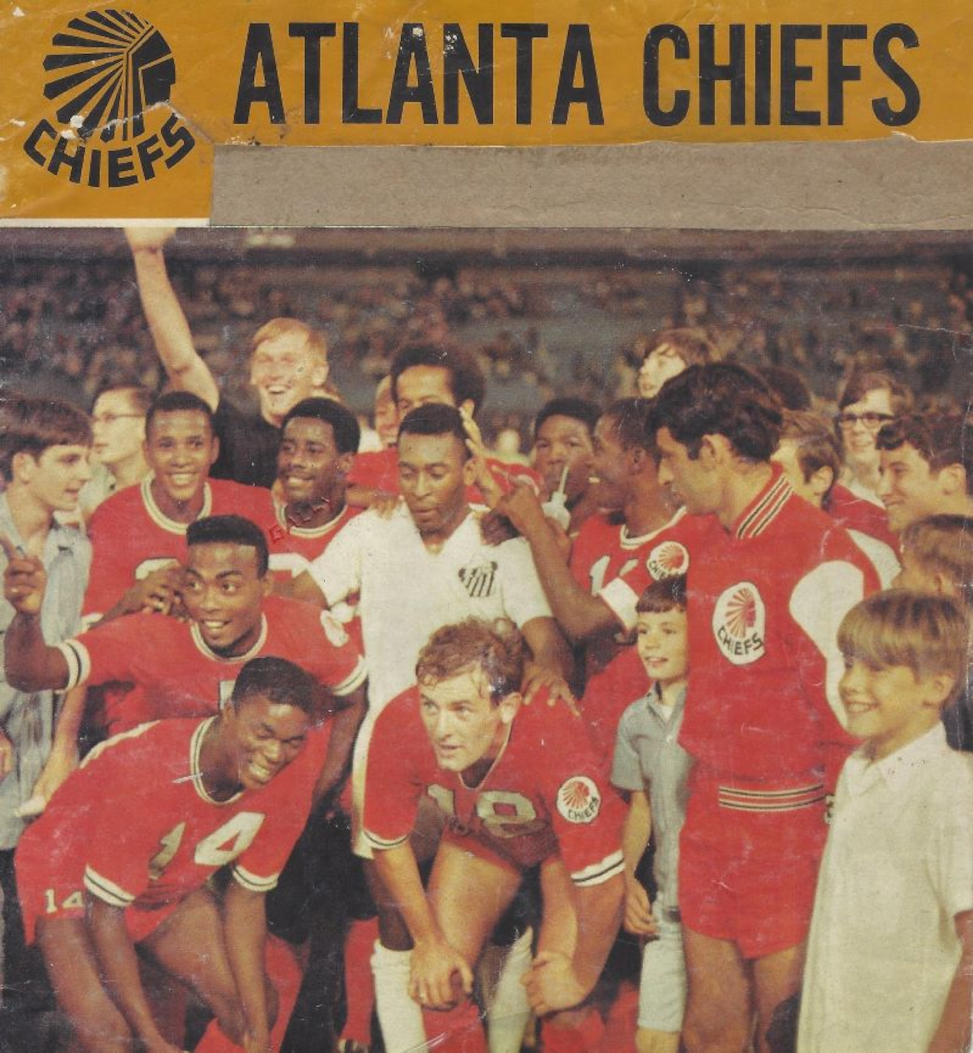 Vintage poster for Atlanta Chiefs. (Courtesy of Everald Cummings)